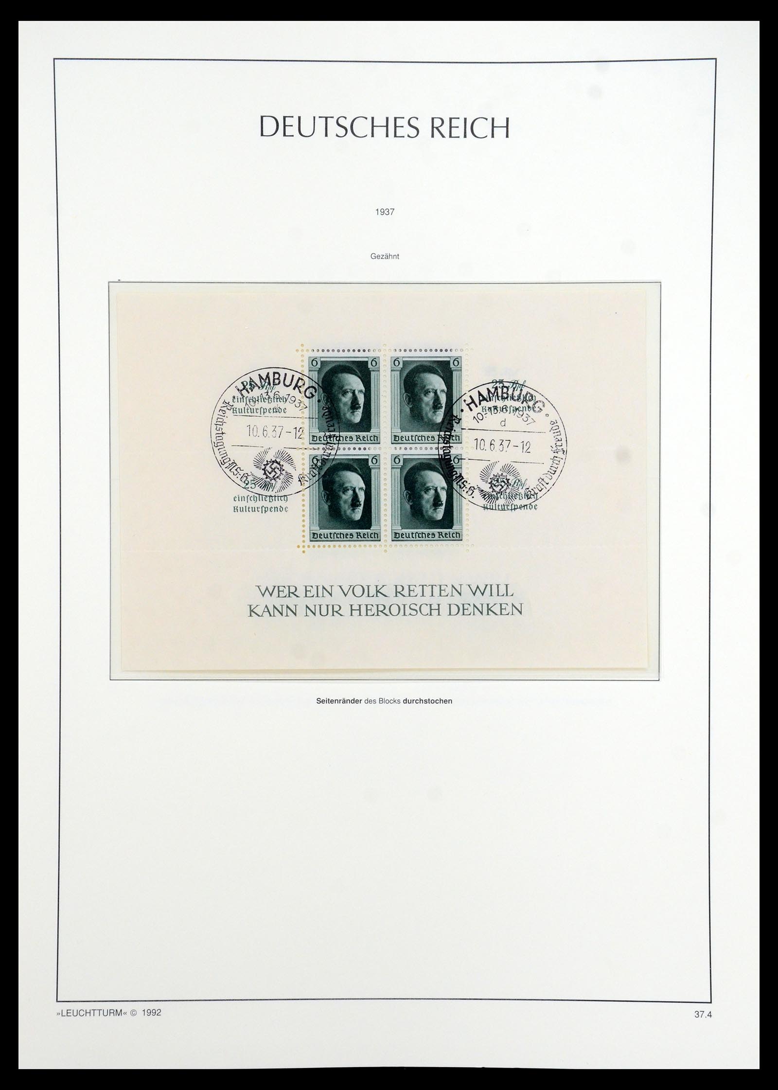 35884 022 - Stamp Collection 35884 German Reich 1933-1945.
