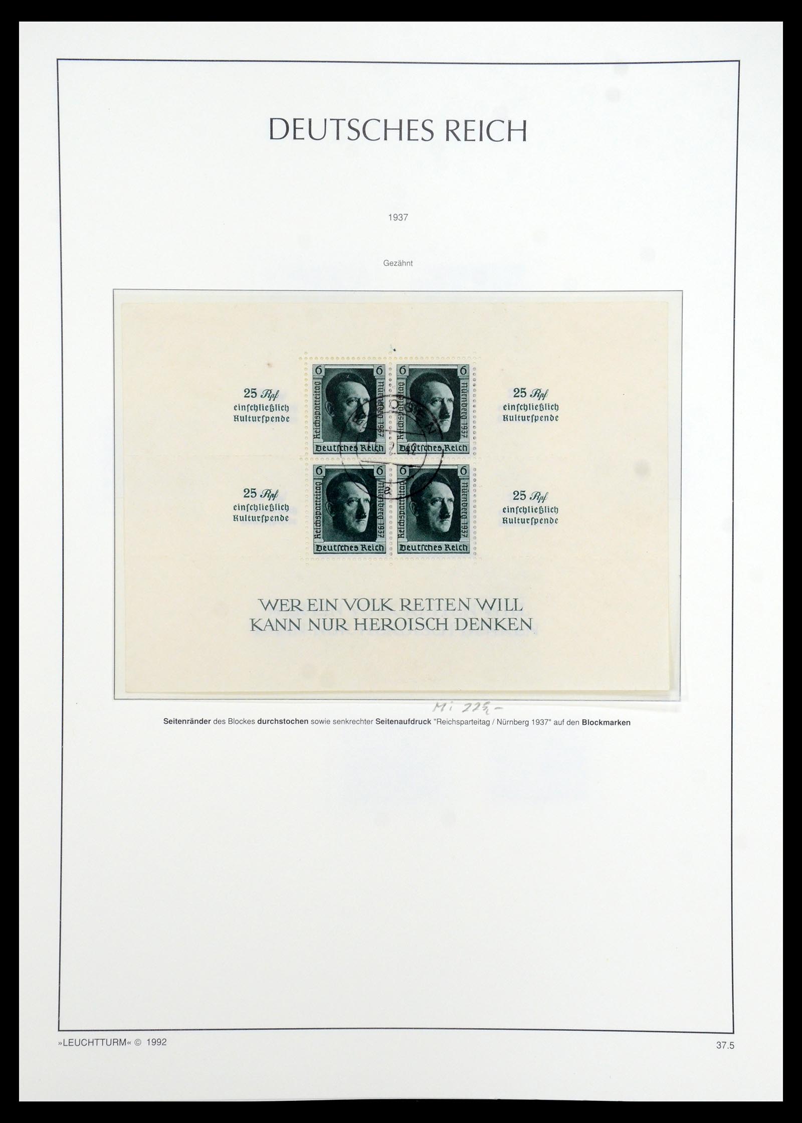 35884 023 - Stamp Collection 35884 German Reich 1933-1945.