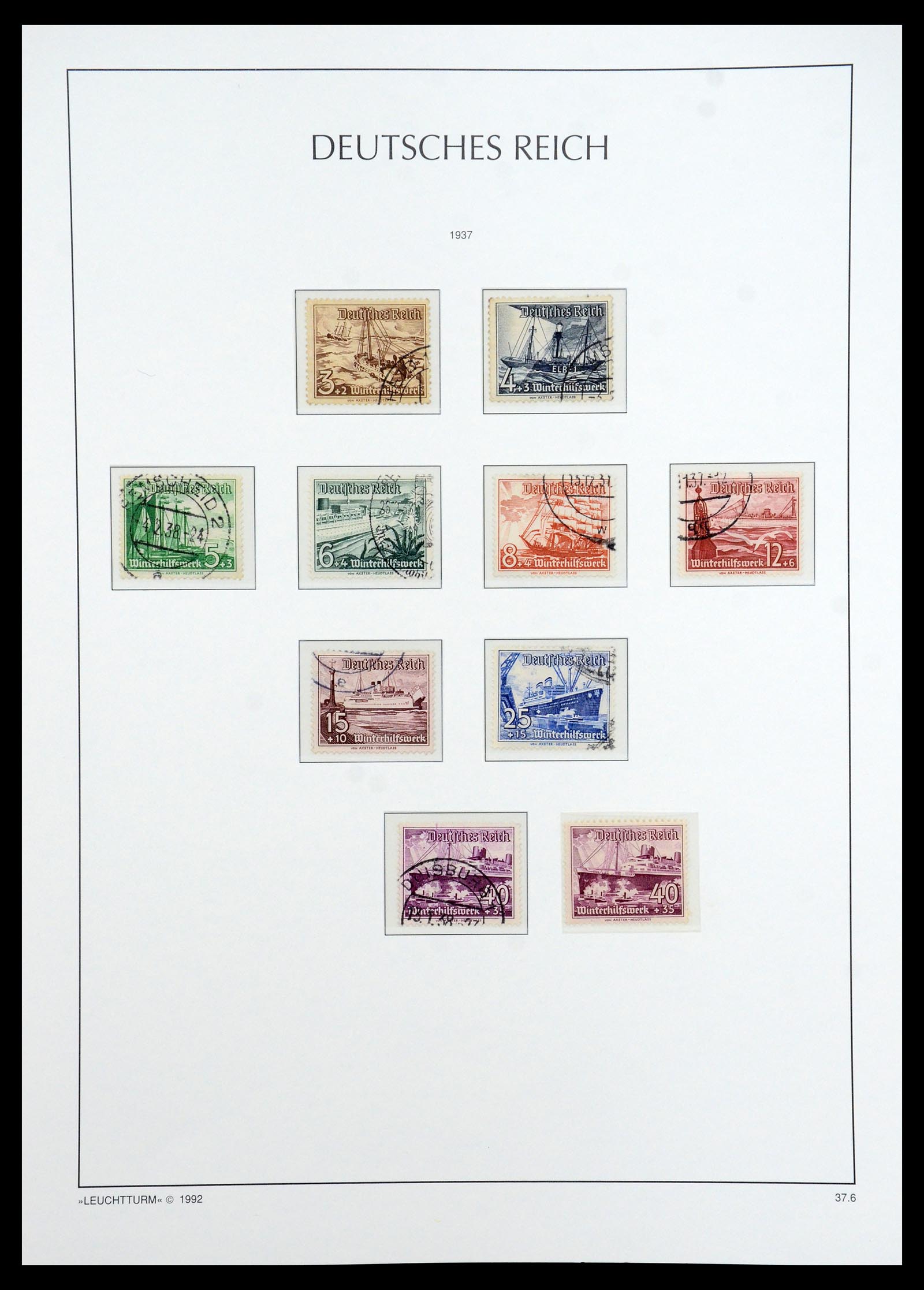 35884 024 - Stamp Collection 35884 German Reich 1933-1945.