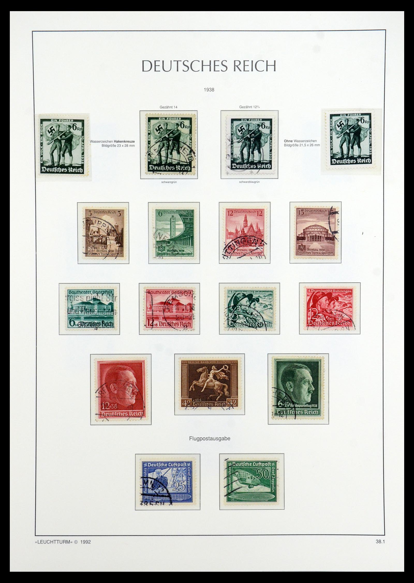 35884 025 - Stamp Collection 35884 German Reich 1933-1945.