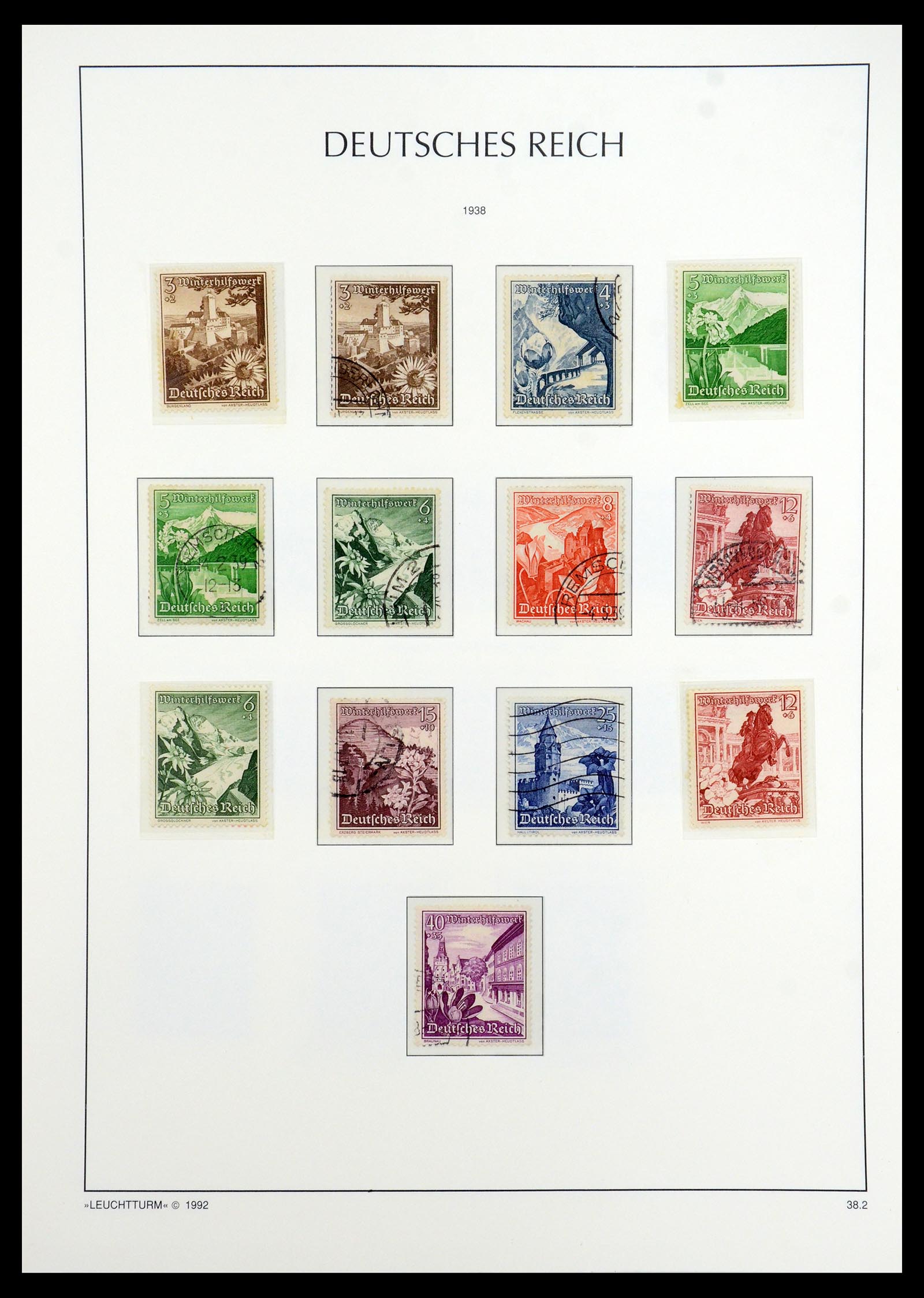 35884 026 - Stamp Collection 35884 German Reich 1933-1945.