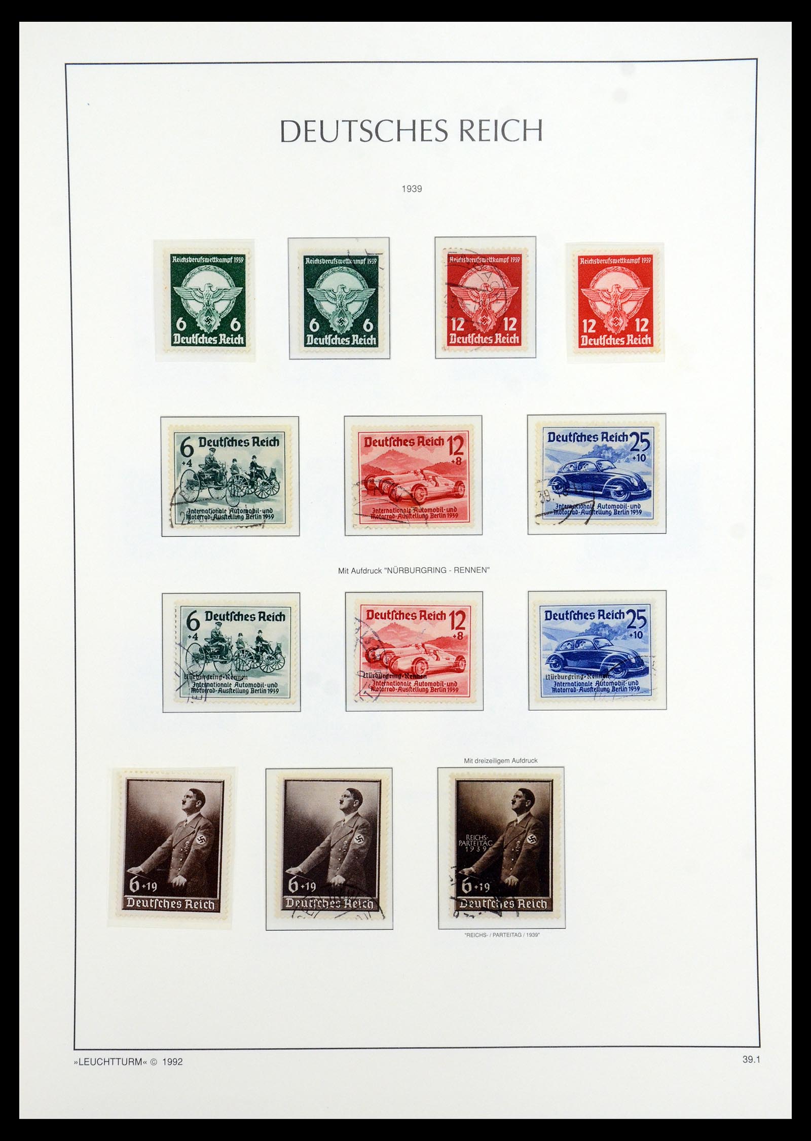 35884 027 - Stamp Collection 35884 German Reich 1933-1945.