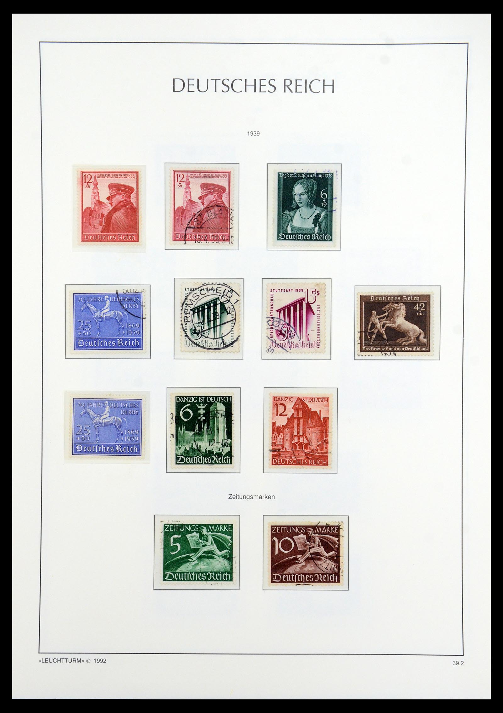 35884 028 - Stamp Collection 35884 German Reich 1933-1945.