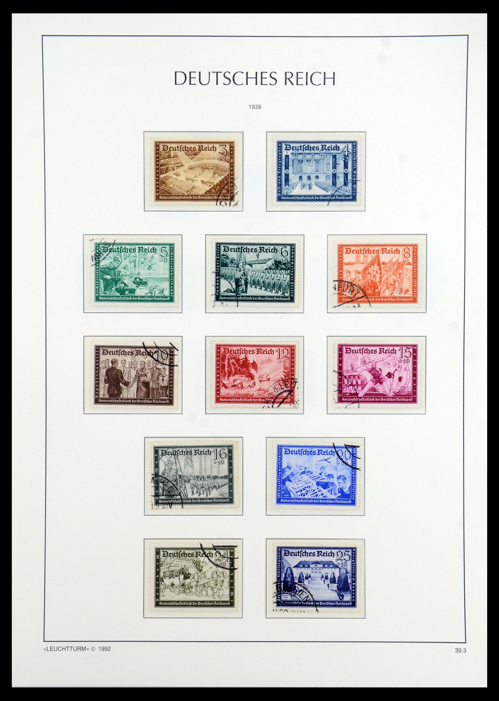 35884 029 - Stamp Collection 35884 German Reich 1933-1945.