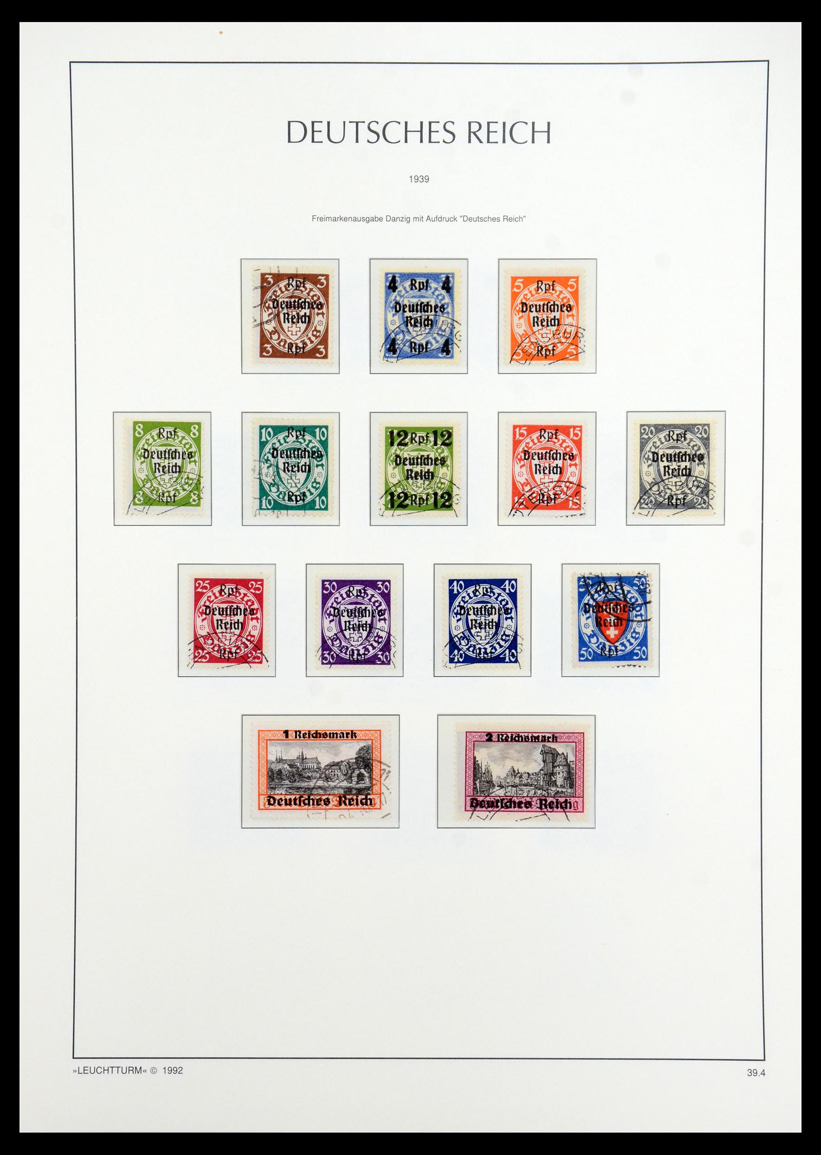 35884 030 - Stamp Collection 35884 German Reich 1933-1945.