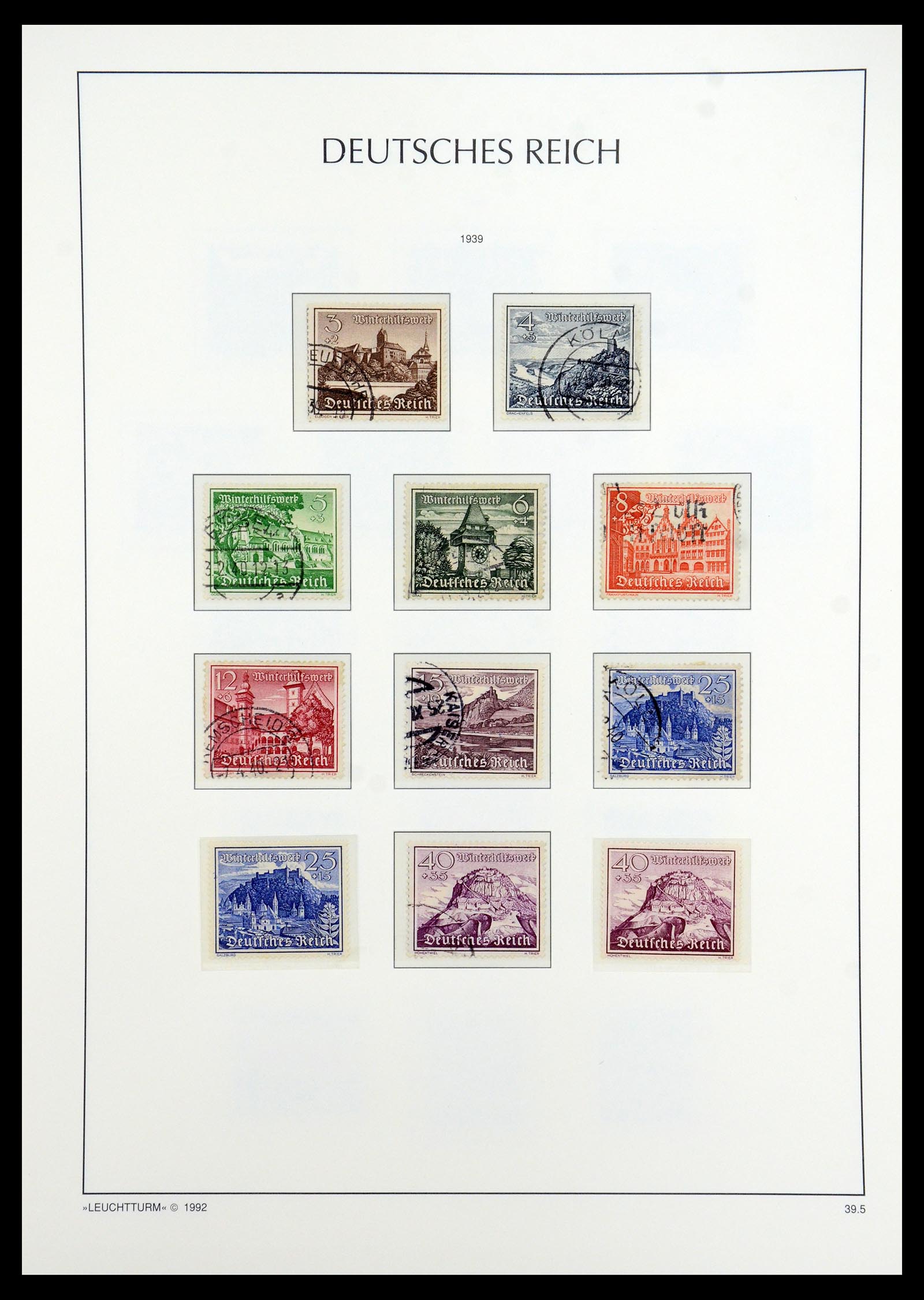 35884 031 - Stamp Collection 35884 German Reich 1933-1945.