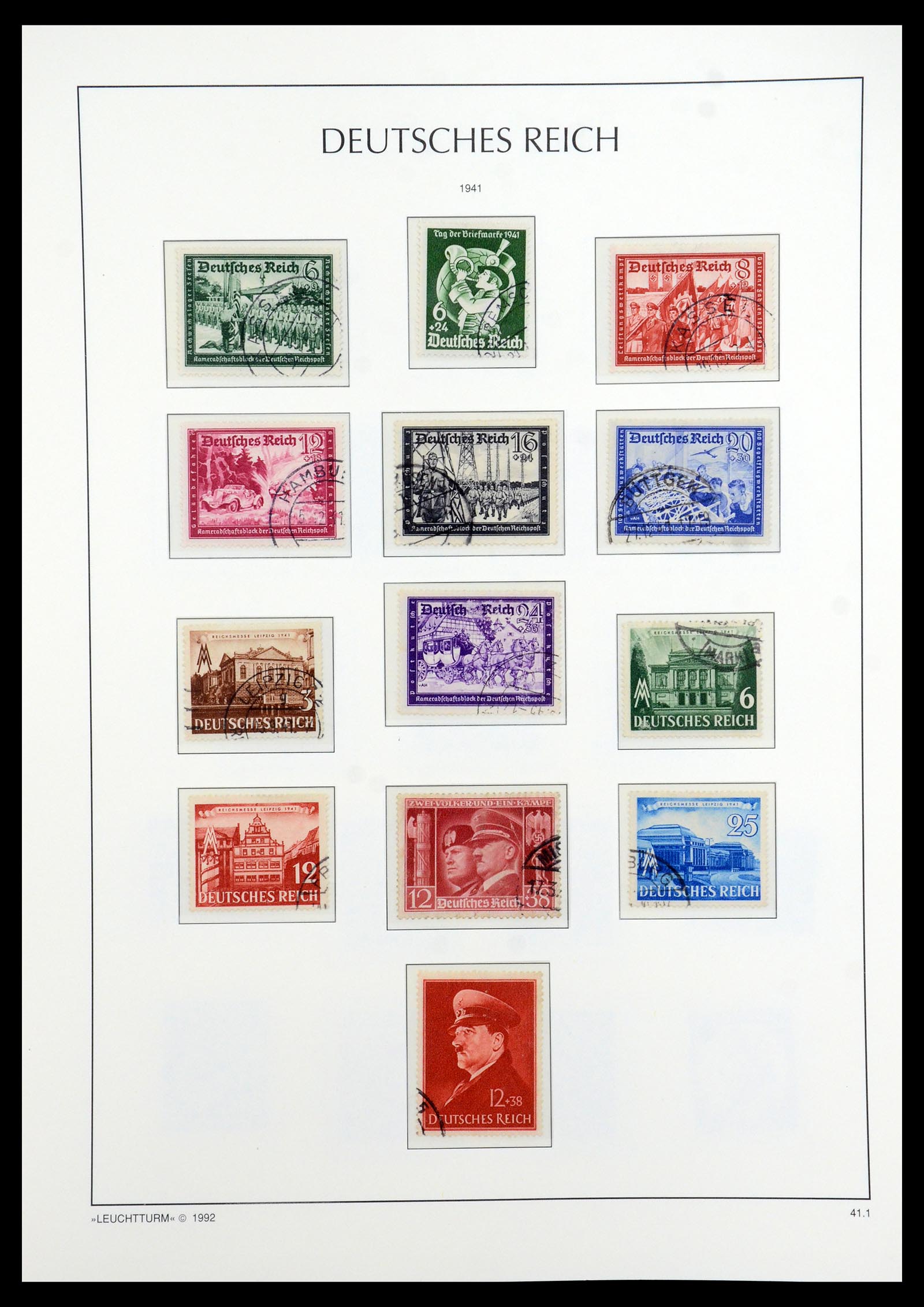 35884 034 - Stamp Collection 35884 German Reich 1933-1945.