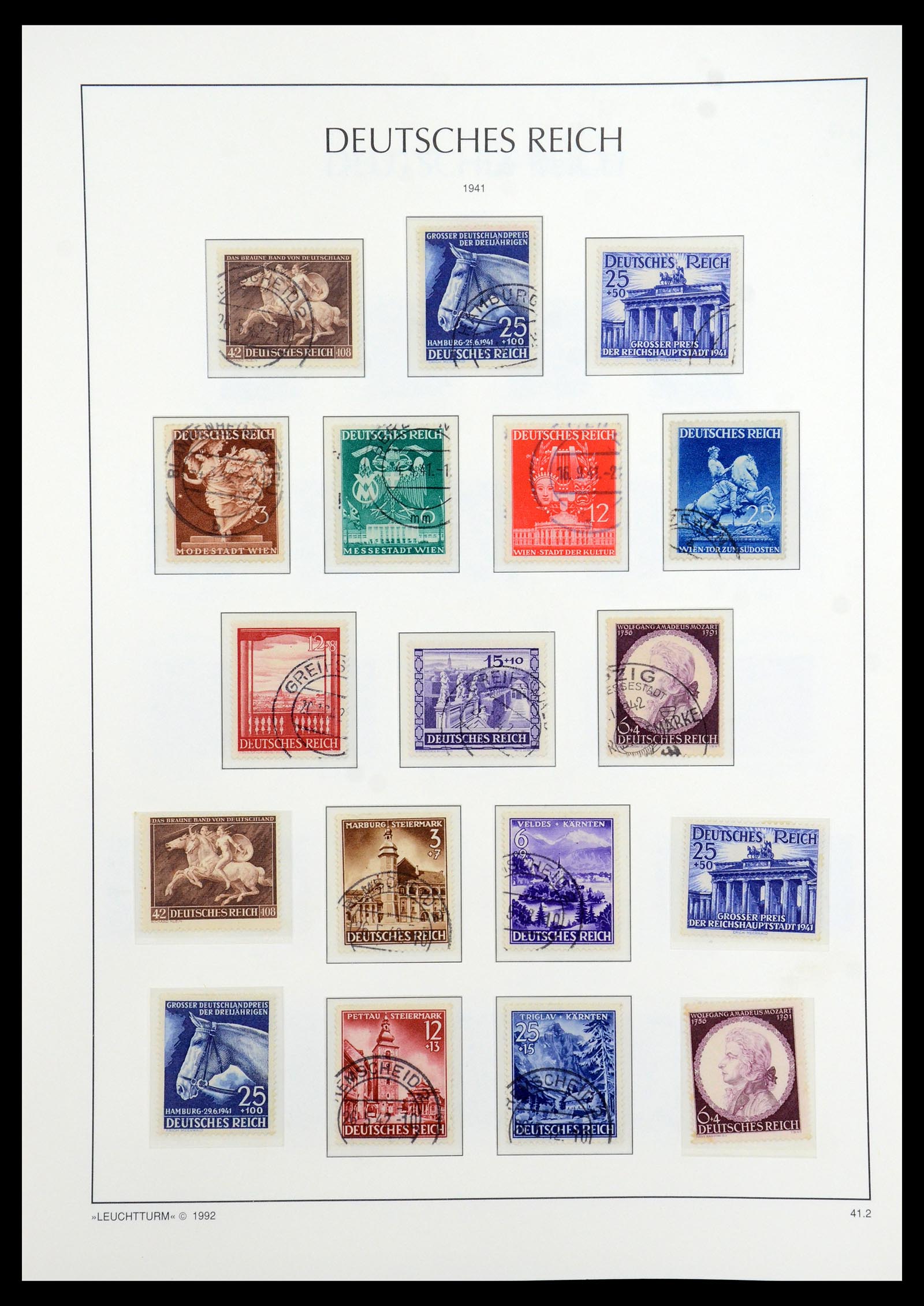 35884 035 - Stamp Collection 35884 German Reich 1933-1945.