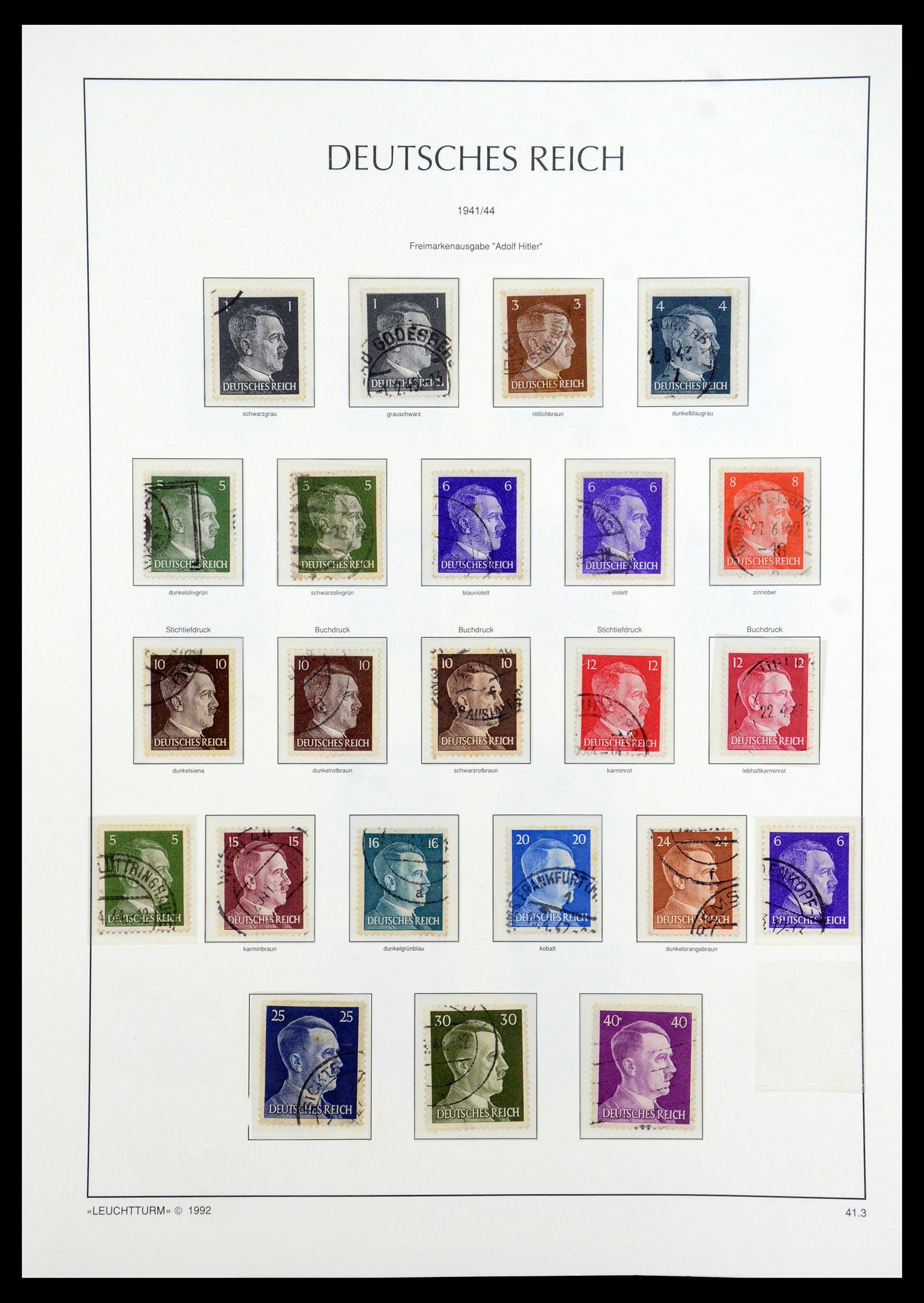 35884 036 - Stamp Collection 35884 German Reich 1933-1945.