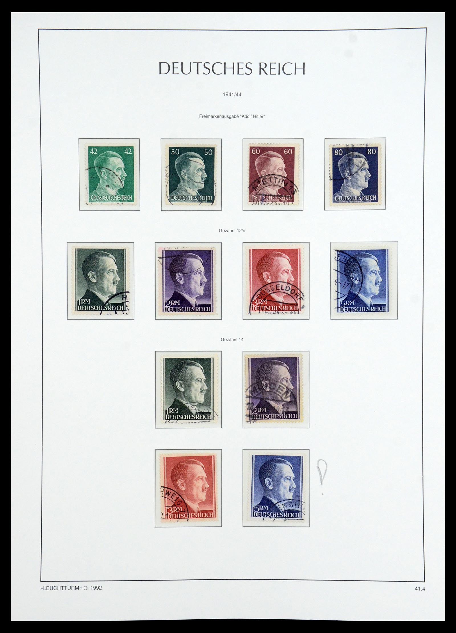 35884 037 - Stamp Collection 35884 German Reich 1933-1945.