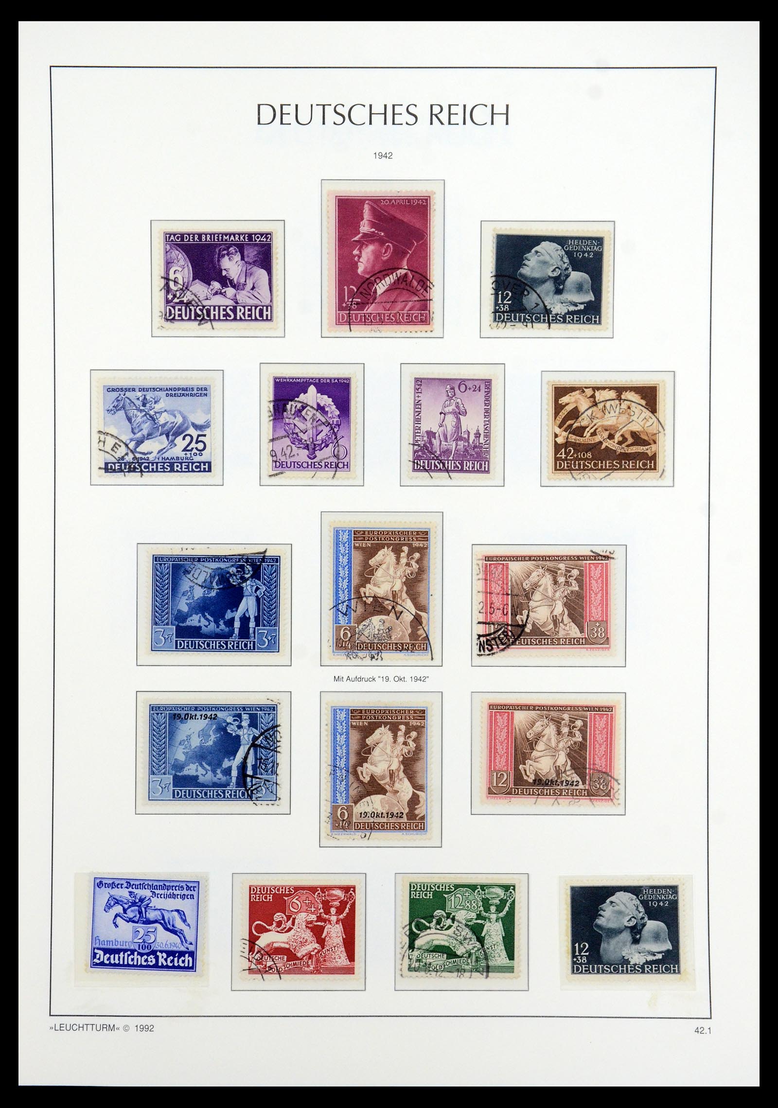35884 038 - Stamp Collection 35884 German Reich 1933-1945.