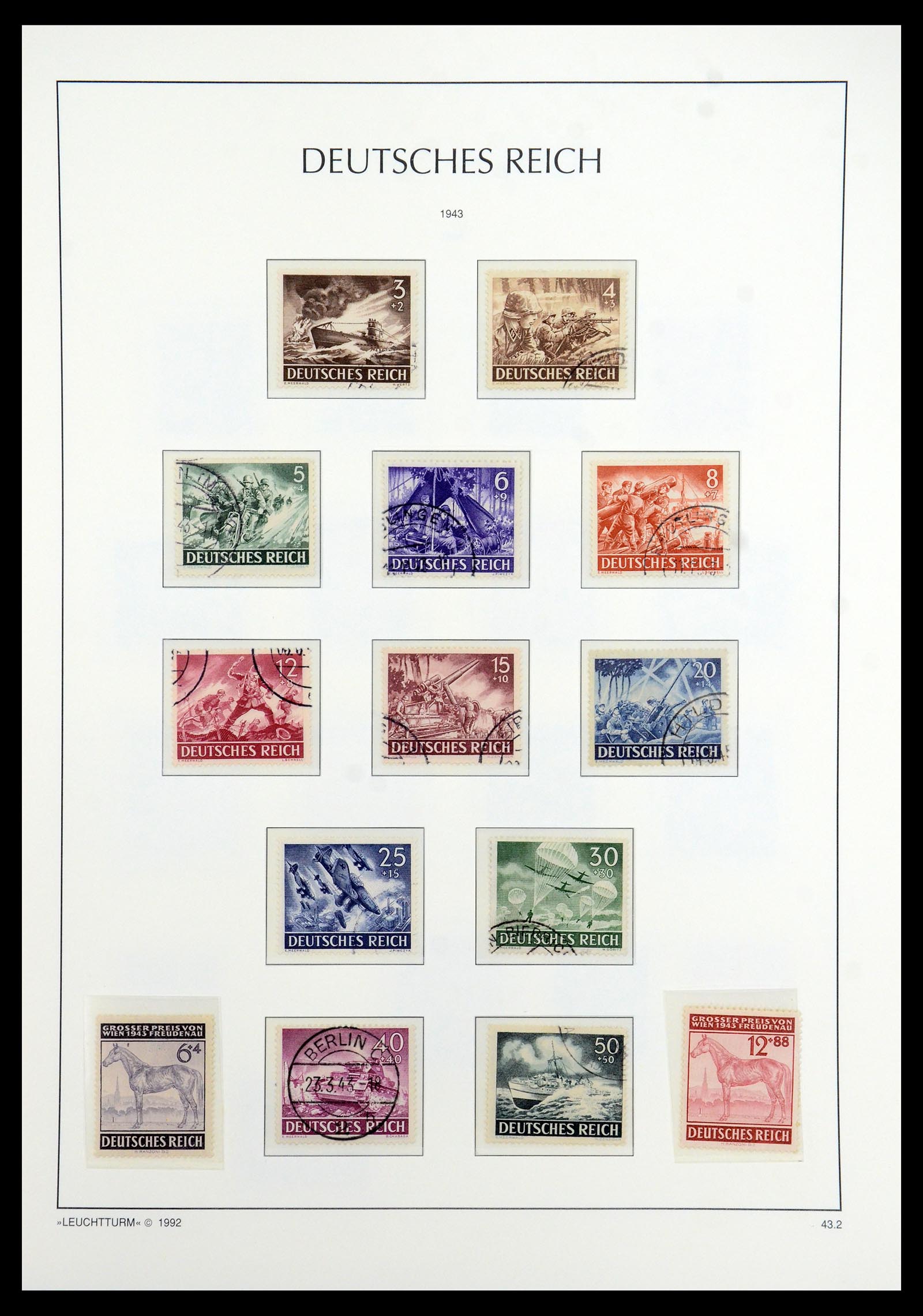 35884 040 - Stamp Collection 35884 German Reich 1933-1945.