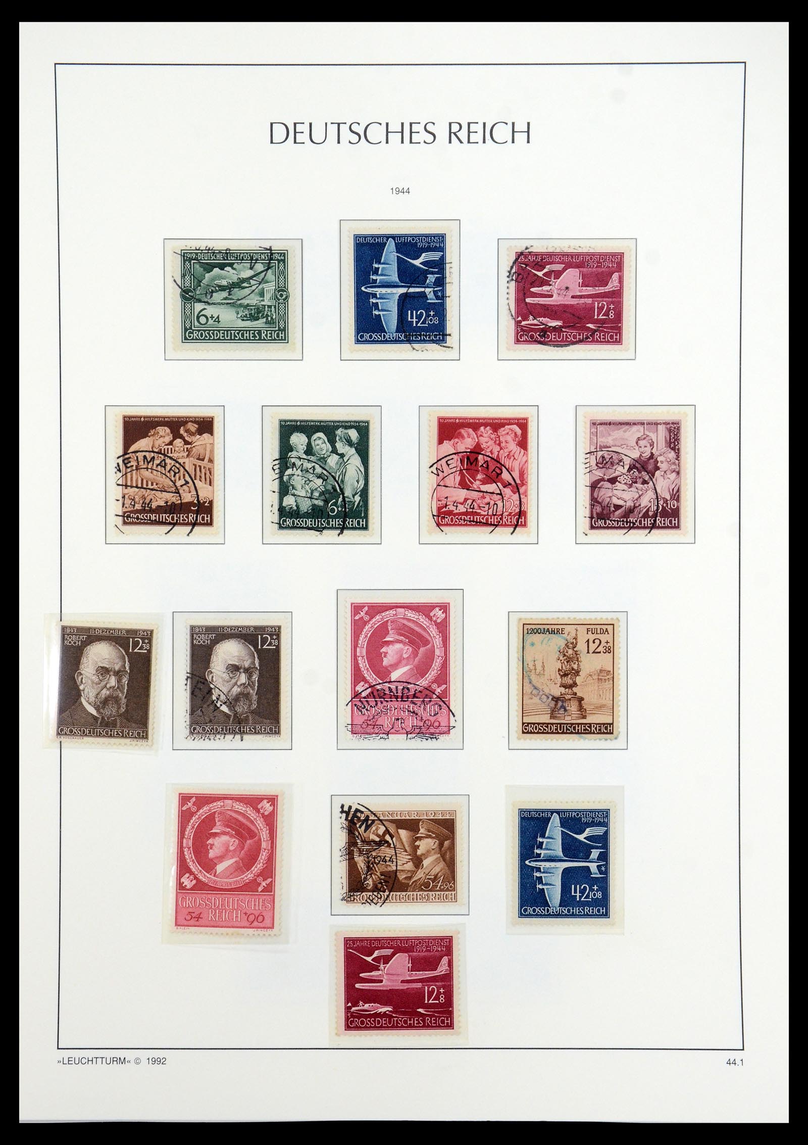 35884 042 - Stamp Collection 35884 German Reich 1933-1945.