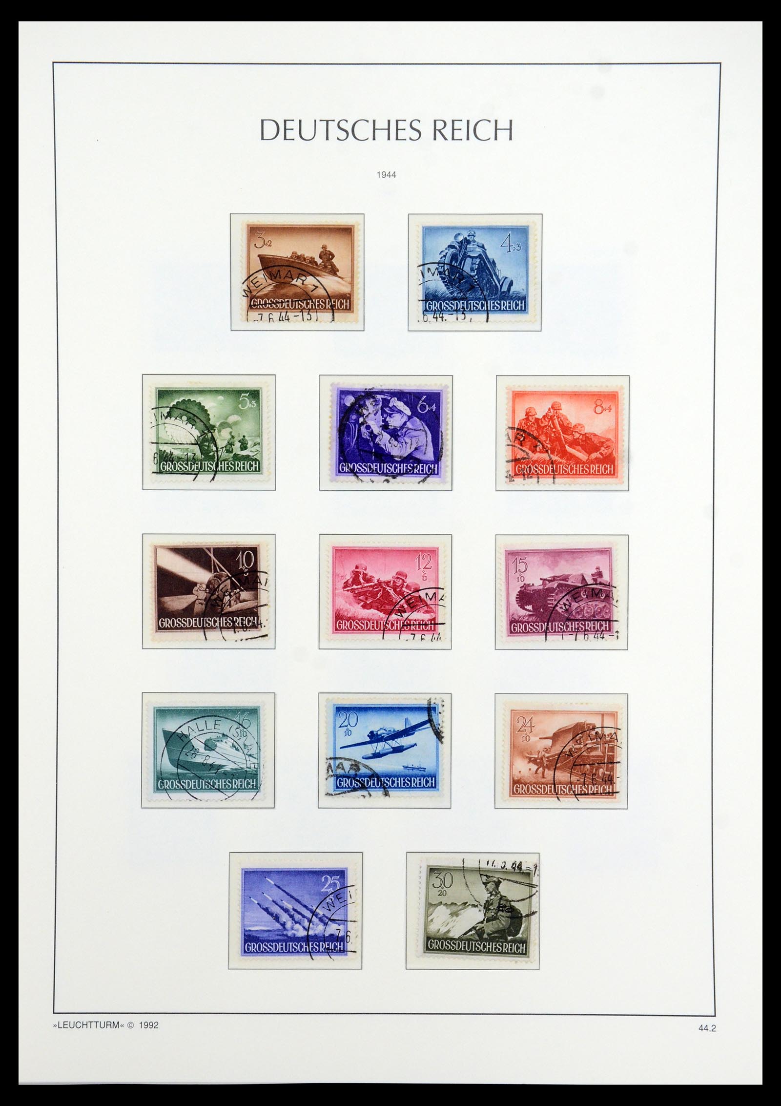 35884 043 - Stamp Collection 35884 German Reich 1933-1945.
