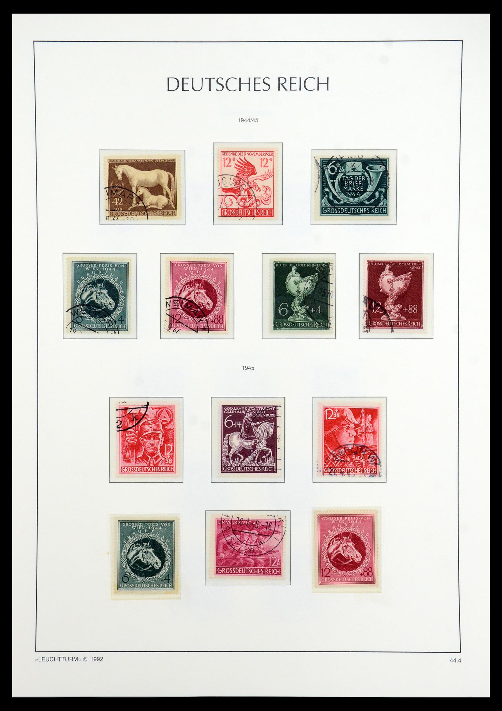35884 045 - Stamp Collection 35884 German Reich 1933-1945.