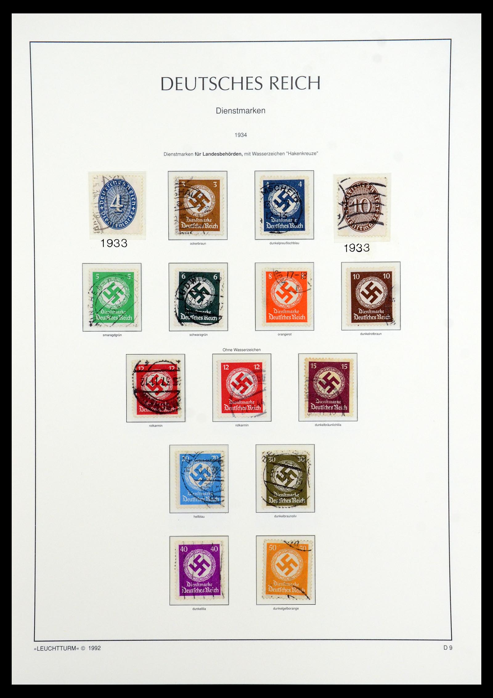 35884 046 - Stamp Collection 35884 German Reich 1933-1945.