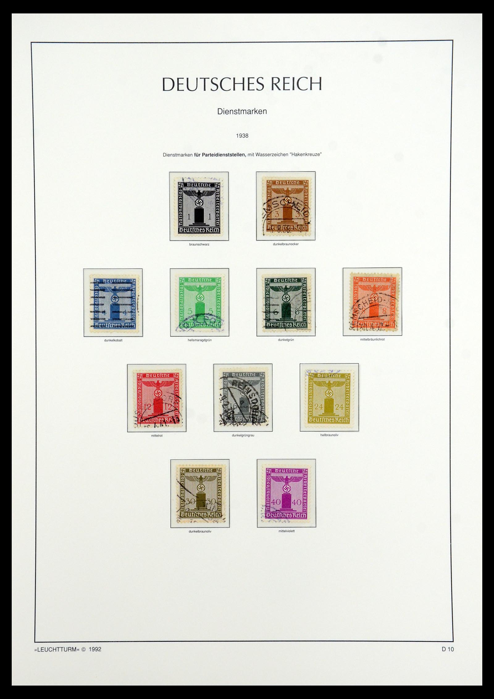35884 047 - Stamp Collection 35884 German Reich 1933-1945.