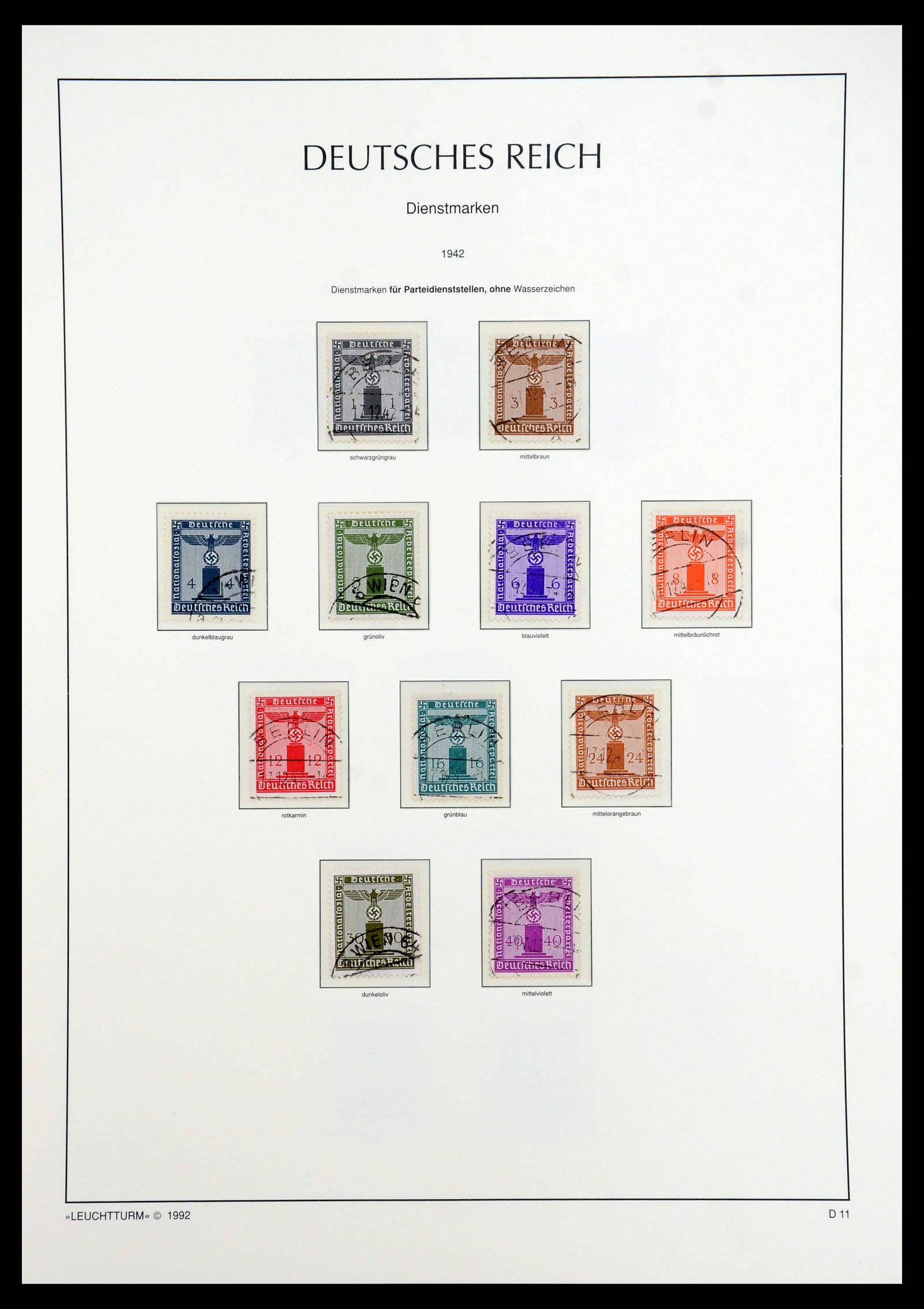35884 048 - Stamp Collection 35884 German Reich 1933-1945.