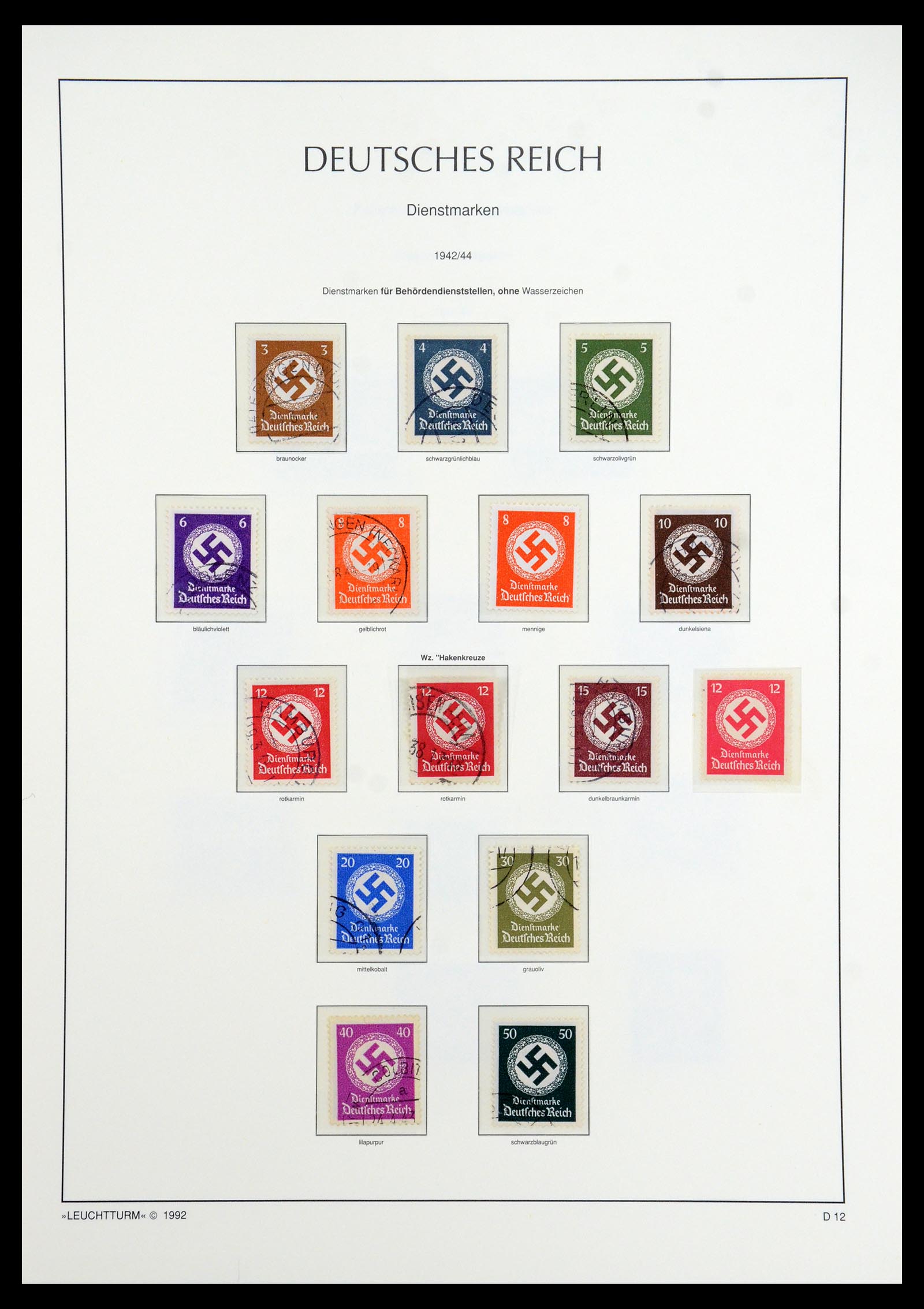 35884 049 - Stamp Collection 35884 German Reich 1933-1945.