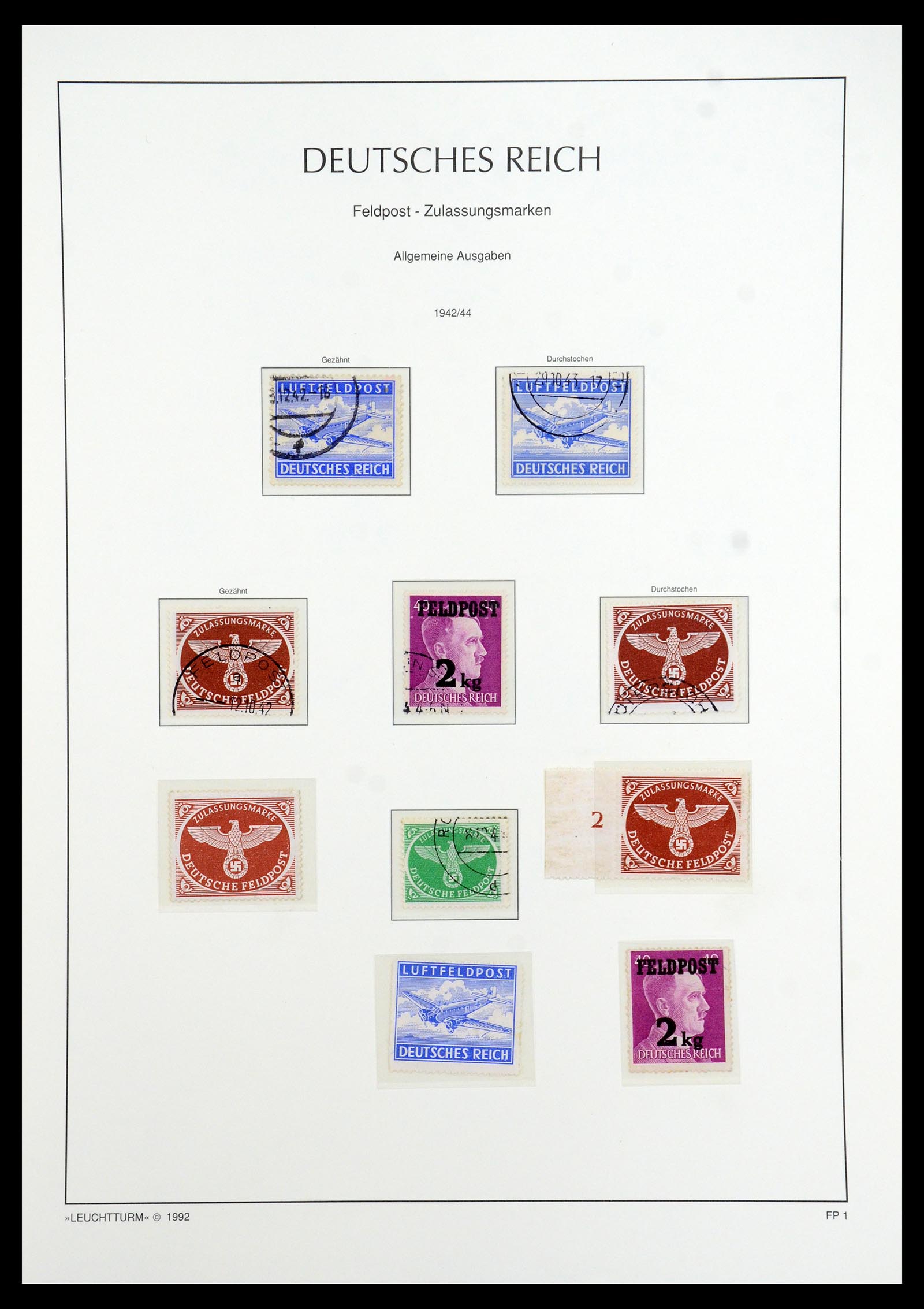 35884 050 - Stamp Collection 35884 German Reich 1933-1945.