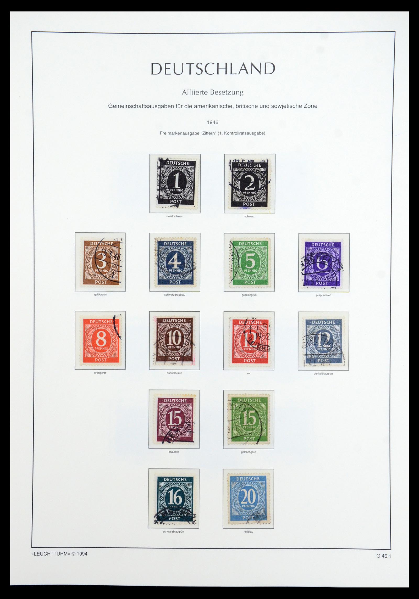 35884 053 - Stamp Collection 35884 German Reich 1933-1945.