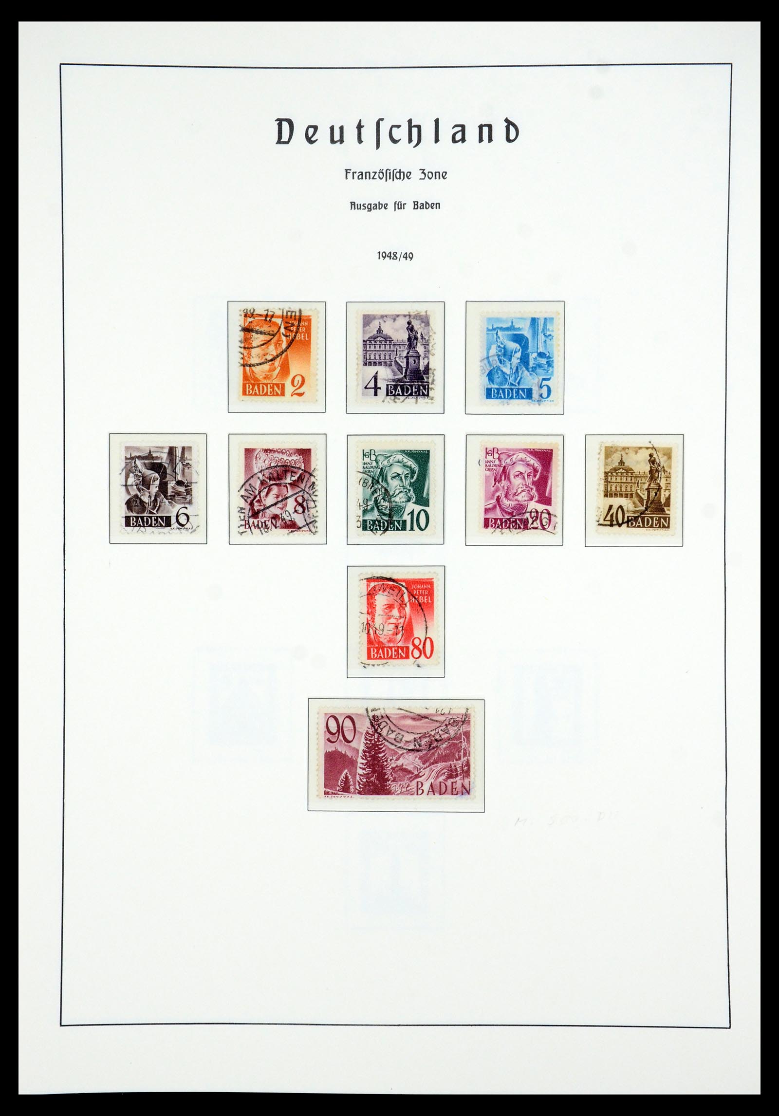 35884 074 - Stamp Collection 35884 German Reich 1933-1945.