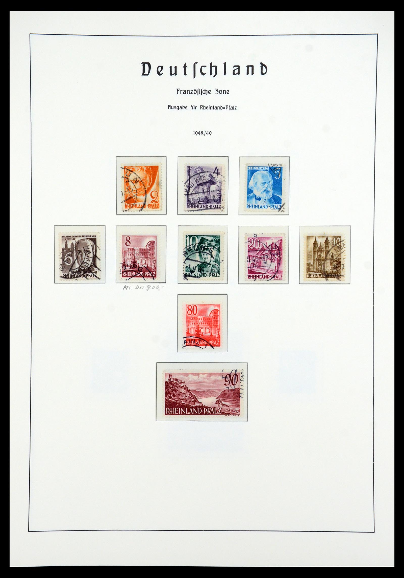 35884 080 - Stamp Collection 35884 German Reich 1933-1945.