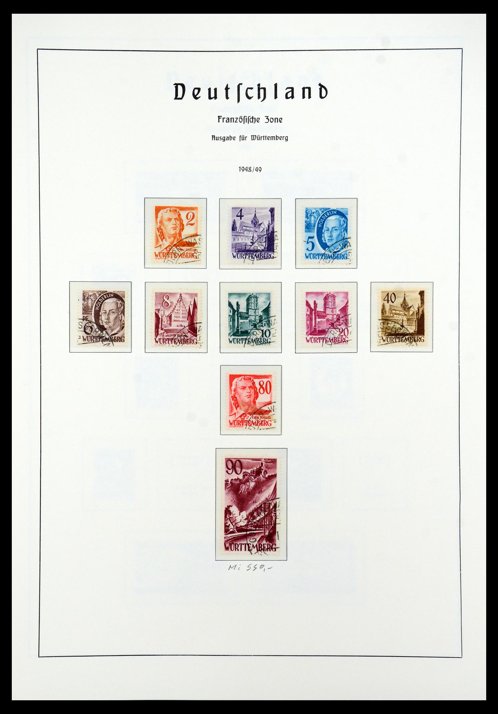 35884 084 - Stamp Collection 35884 German Reich 1933-1945.
