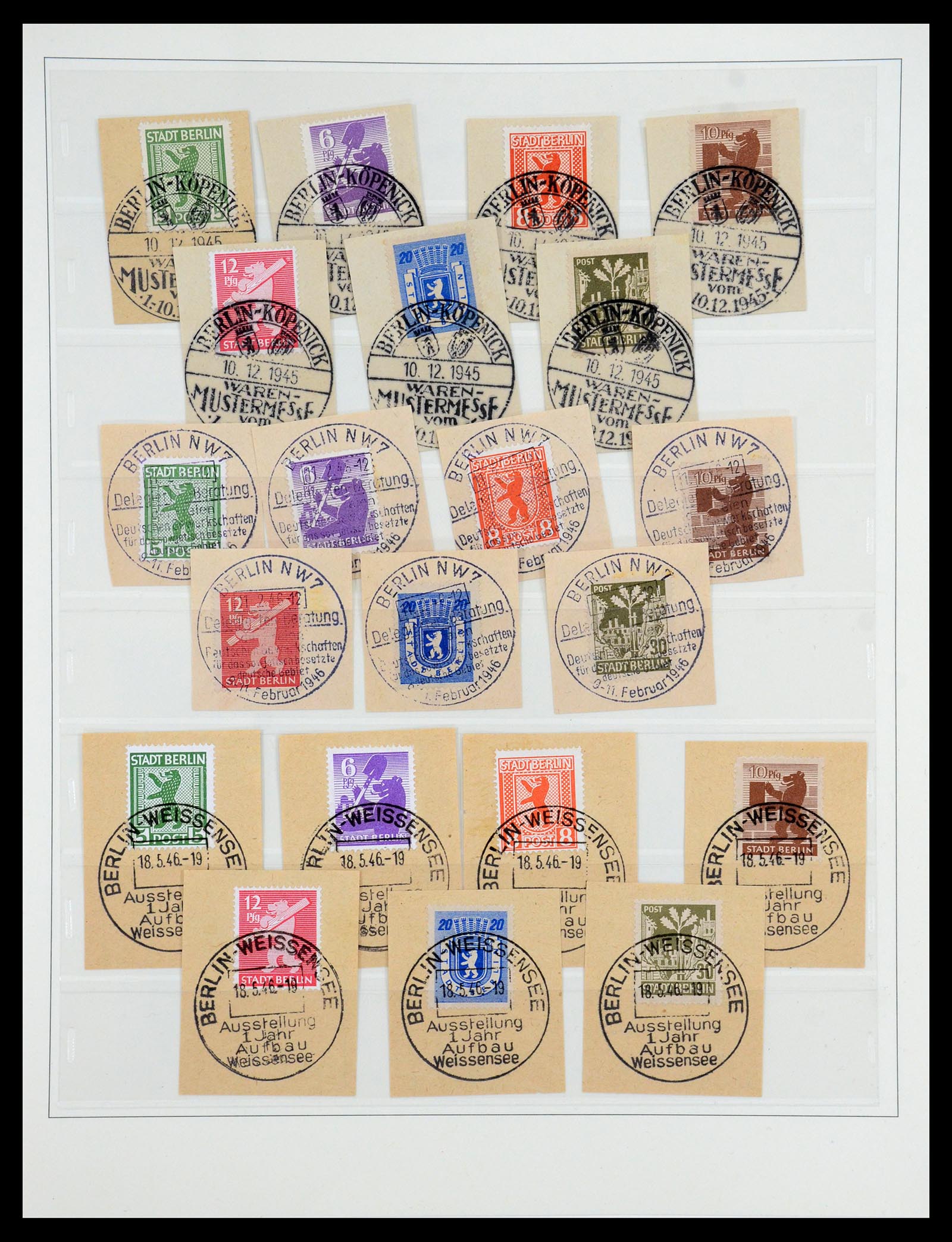35885 002 - Postzegelverzameling 35885 Duitsland Sovjet Zone 1945-1949.