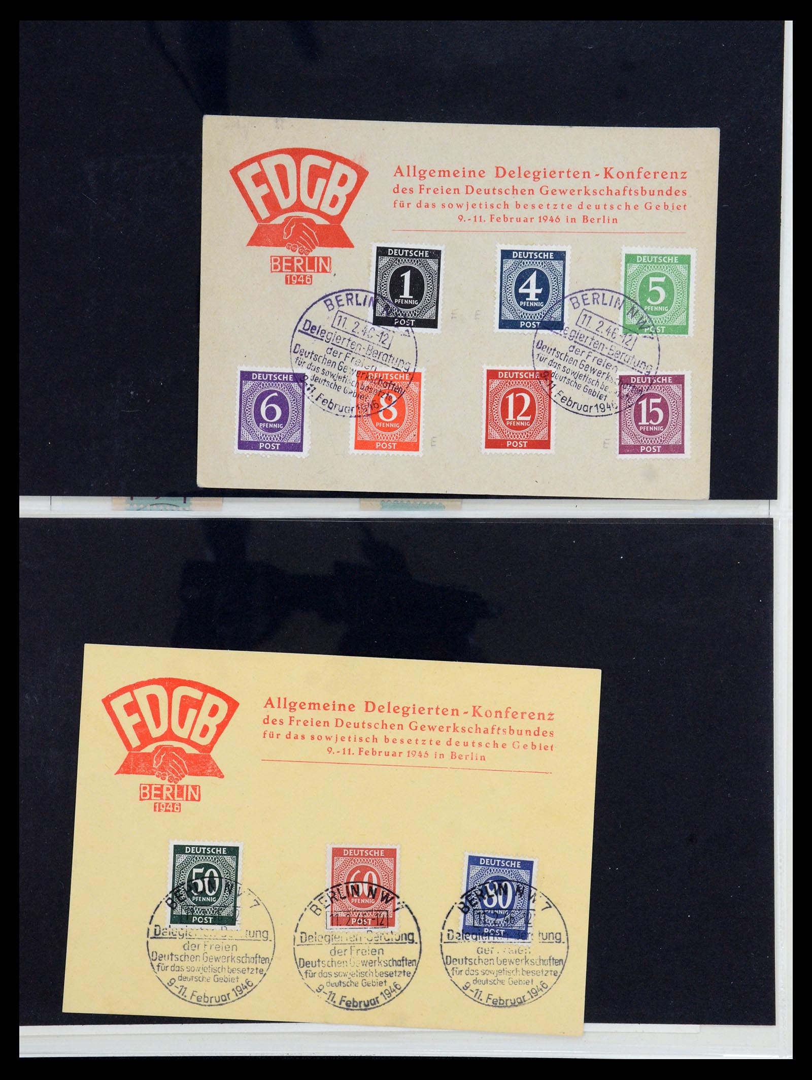 35885 005 - Postzegelverzameling 35885 Duitsland Sovjet Zone 1945-1949.