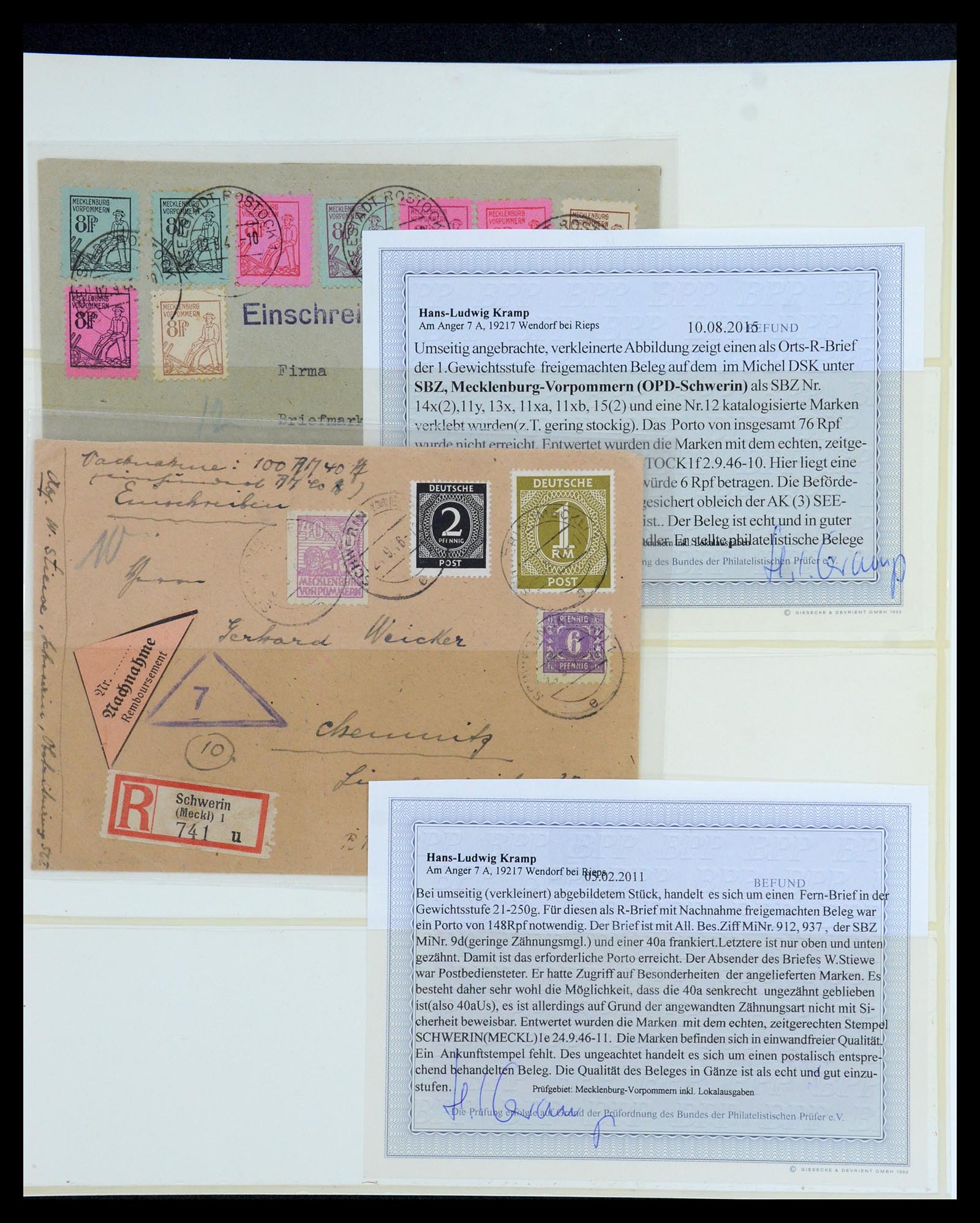 35885 007 - Postzegelverzameling 35885 Duitsland Sovjet Zone 1945-1949.