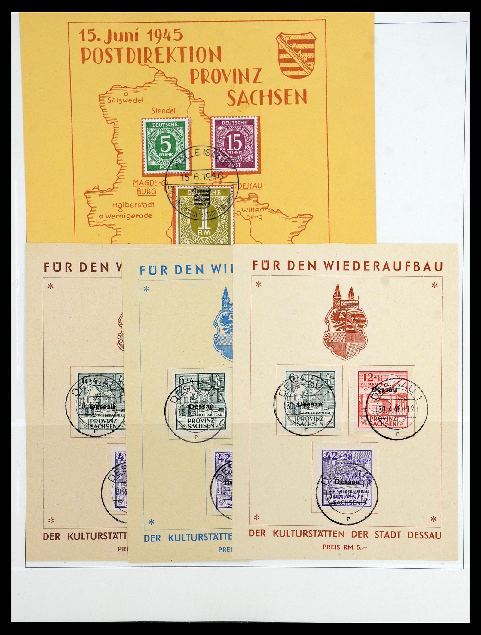 35885 016 - Postzegelverzameling 35885 Duitsland Sovjet Zone 1945-1949.