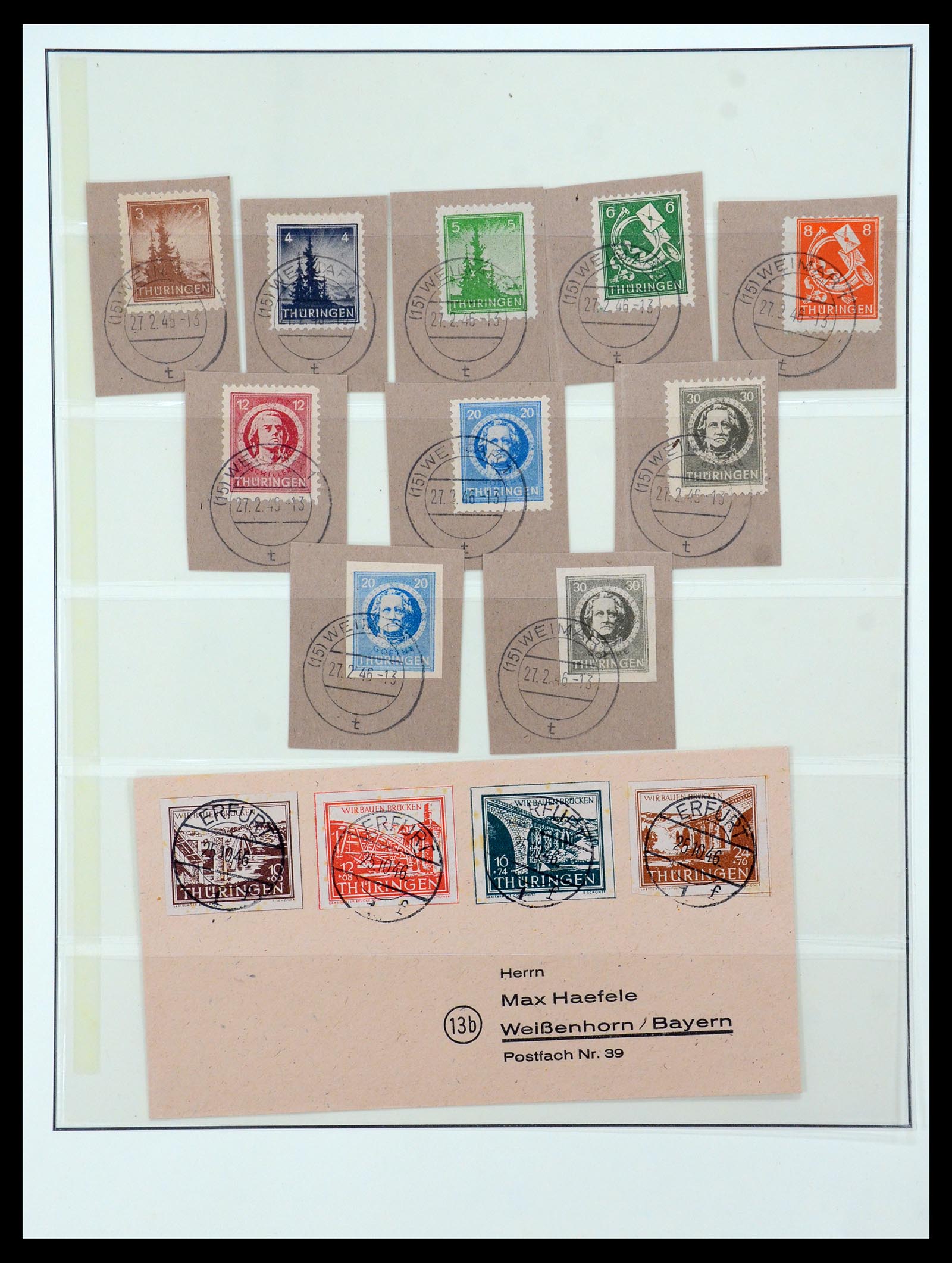 35885 024 - Stamp Collection 35885 Germany Soviet Zone 1945-1949.