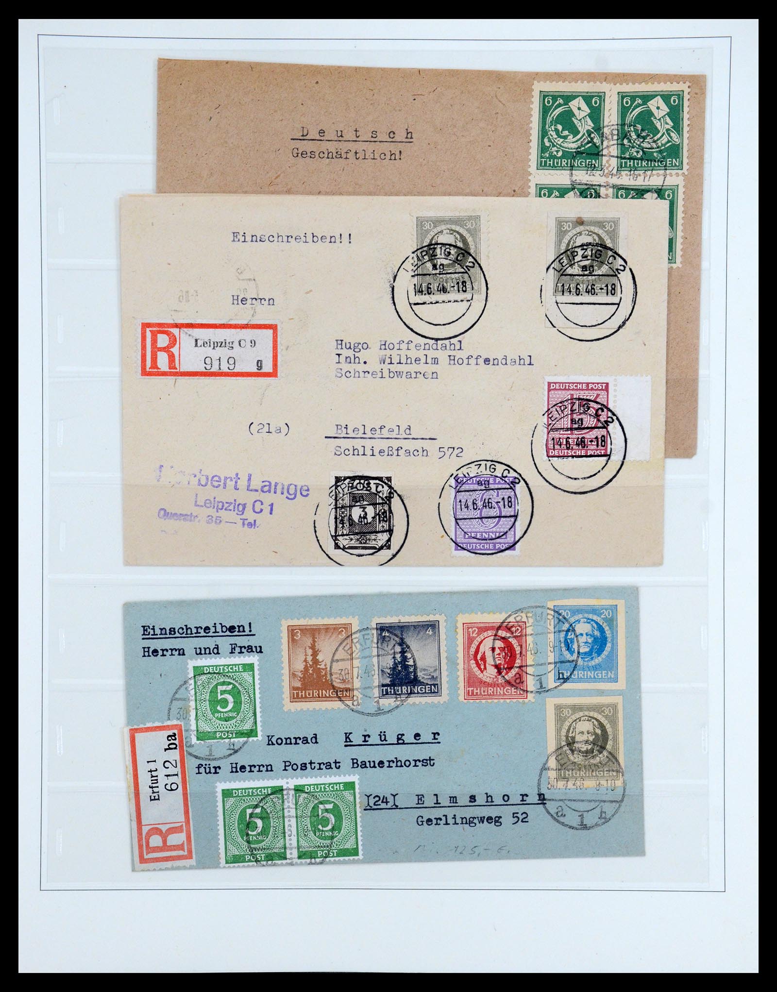 35885 027 - Stamp Collection 35885 Germany Soviet Zone 1945-1949.