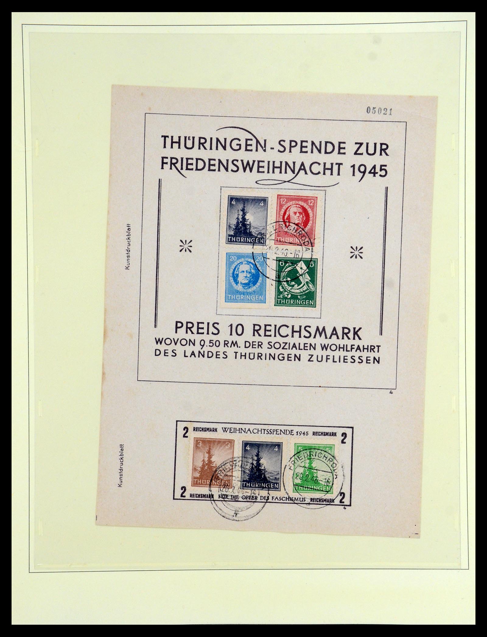 35885 028 - Stamp Collection 35885 Germany Soviet Zone 1945-1949.