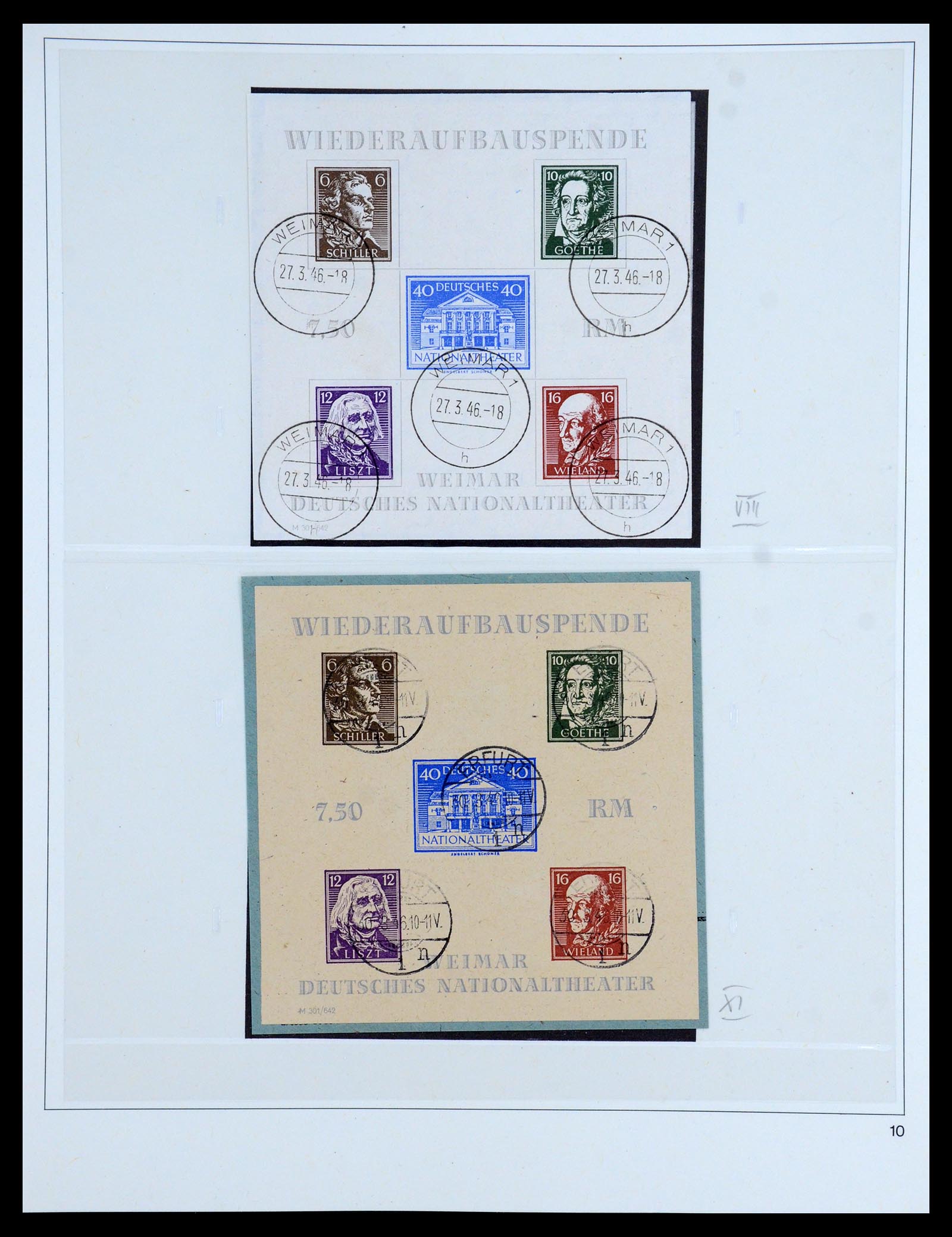 35885 030 - Stamp Collection 35885 Germany Soviet Zone 1945-1949.
