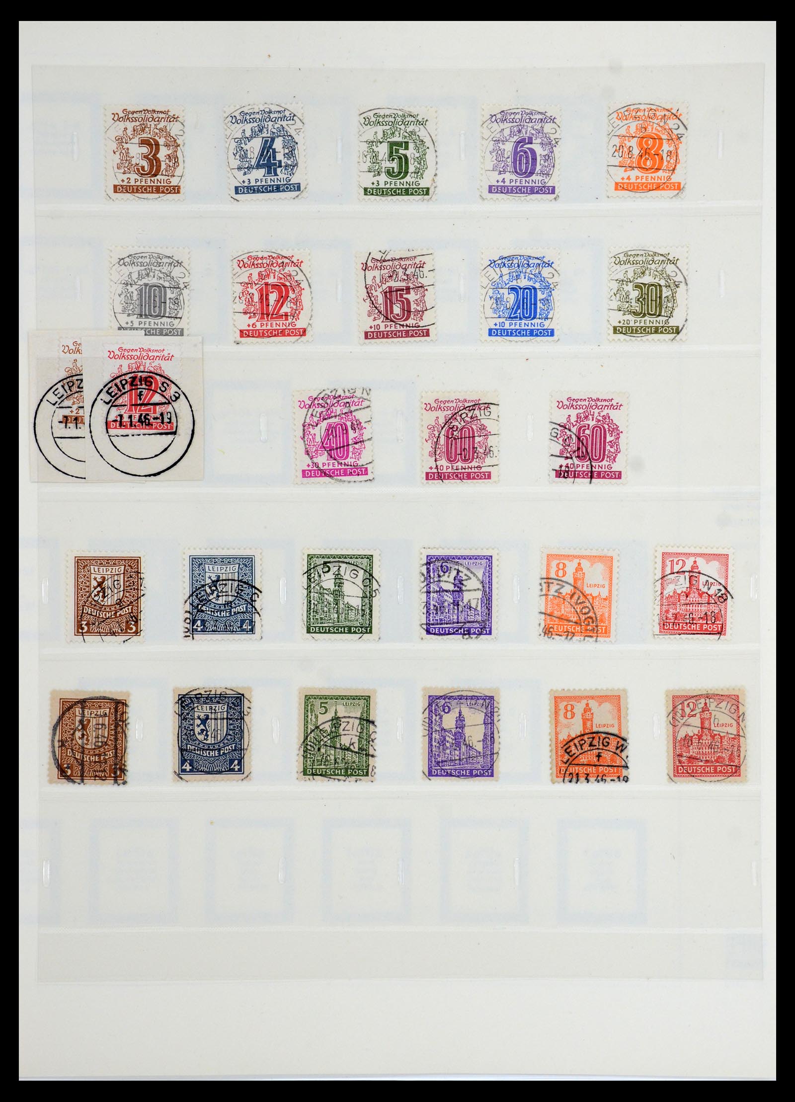 35885 034 - Stamp Collection 35885 Germany Soviet Zone 1945-1949.