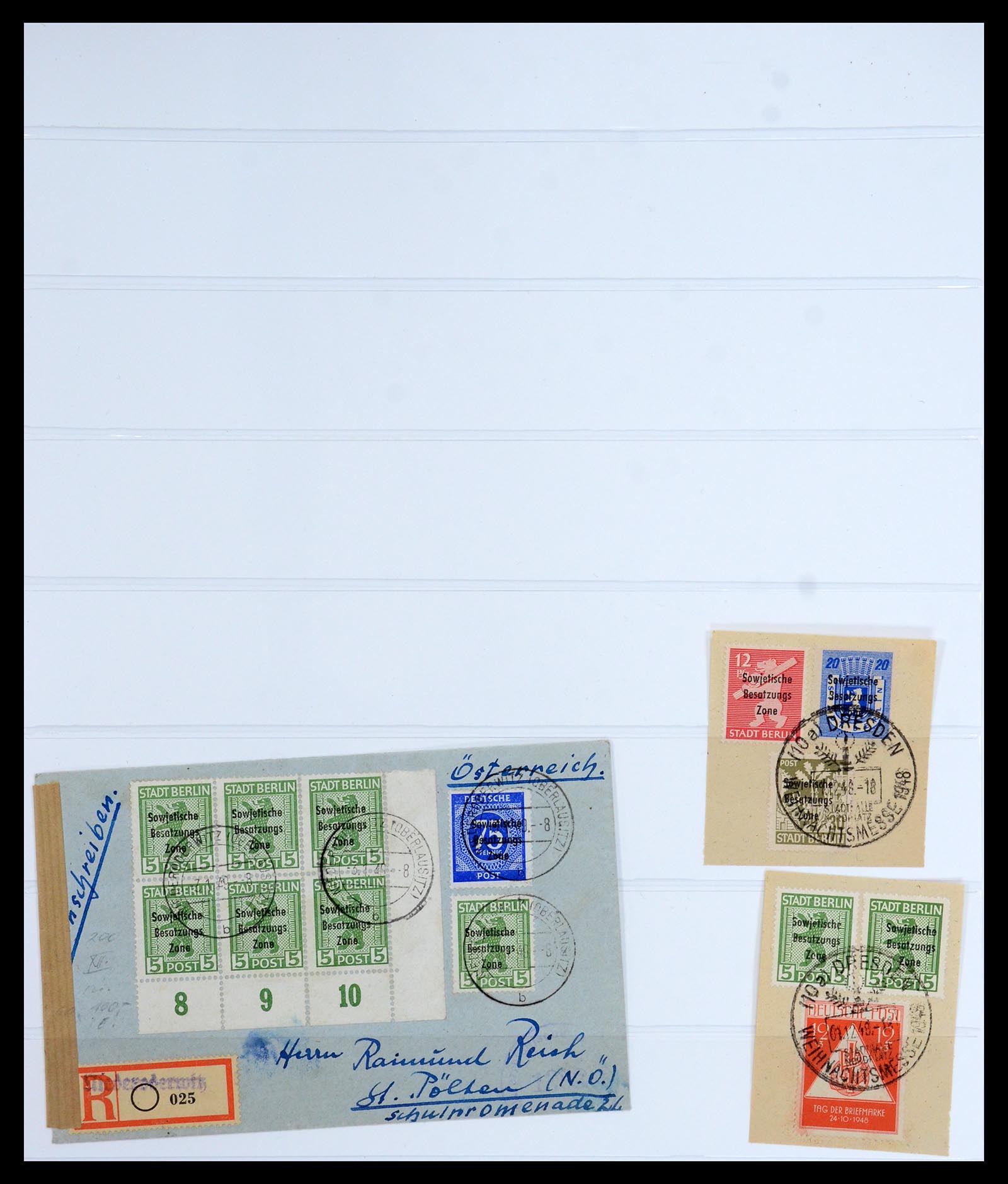 35885 039 - Stamp Collection 35885 Germany Soviet Zone 1945-1949.