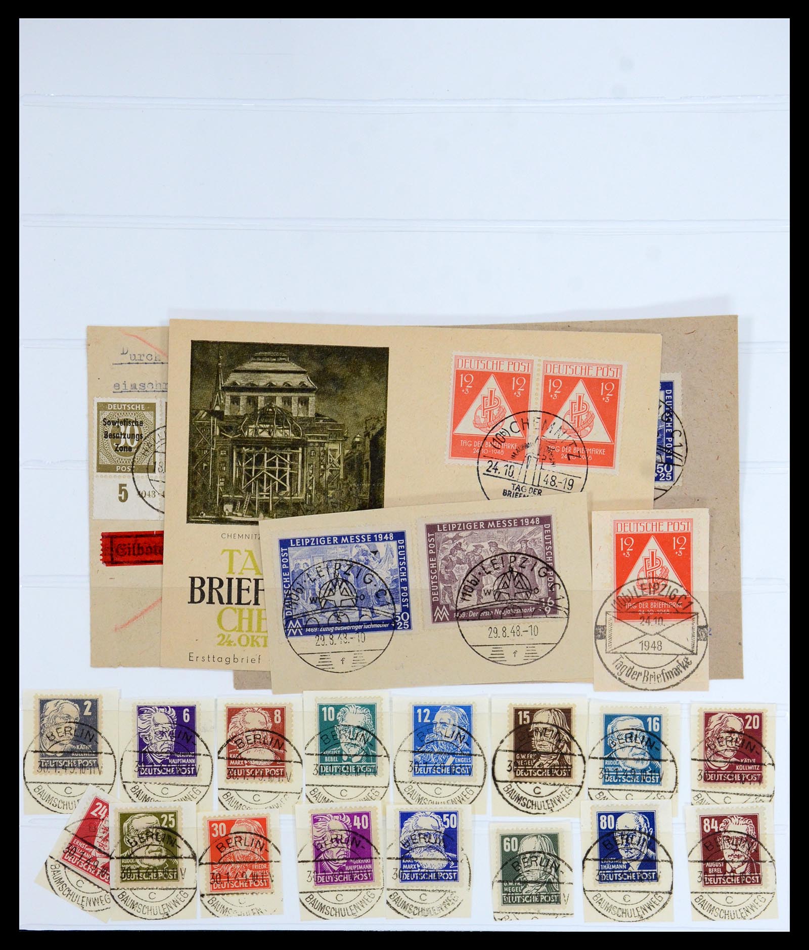 35885 040 - Stamp Collection 35885 Germany Soviet Zone 1945-1949.