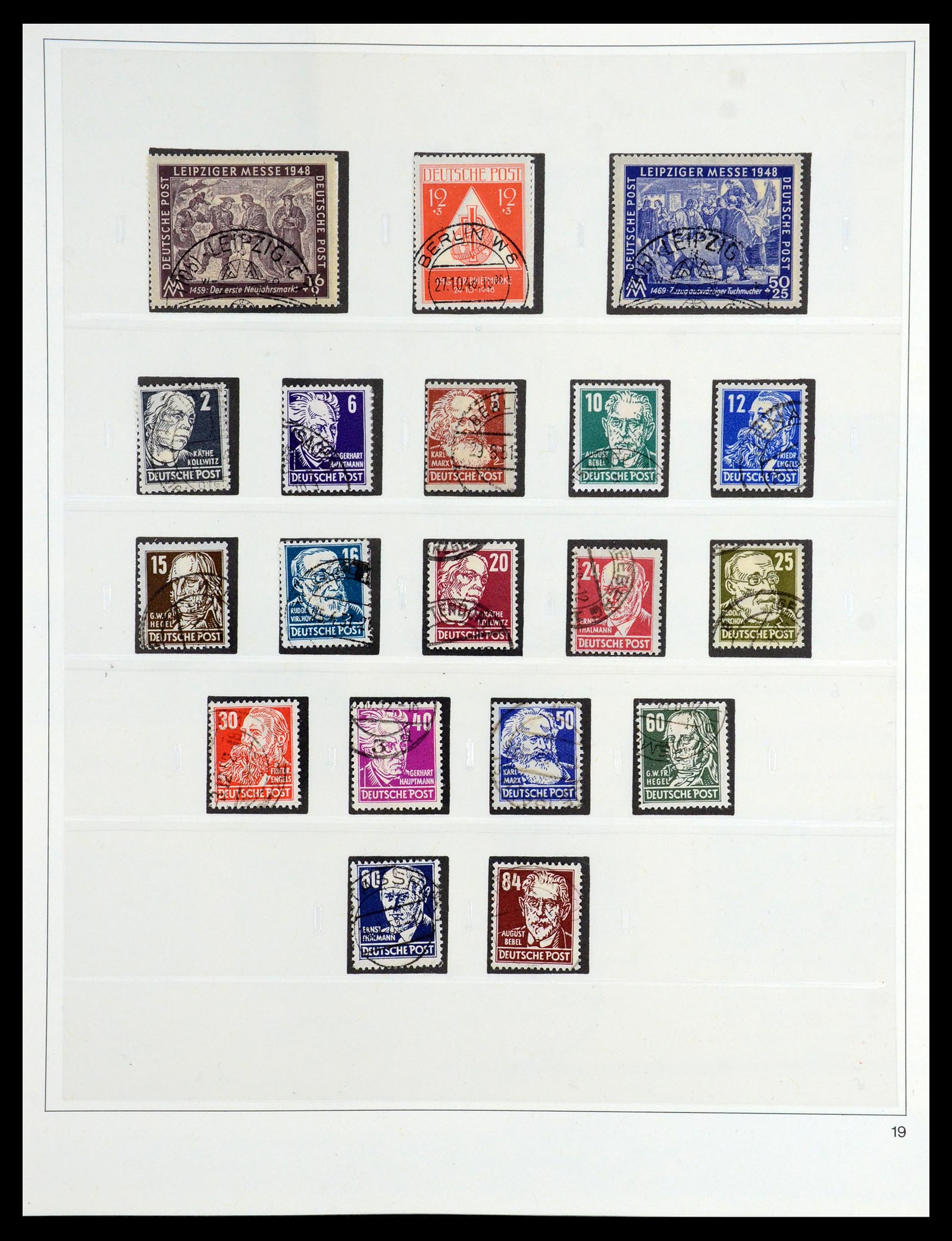 35885 041 - Stamp Collection 35885 Germany Soviet Zone 1945-1949.