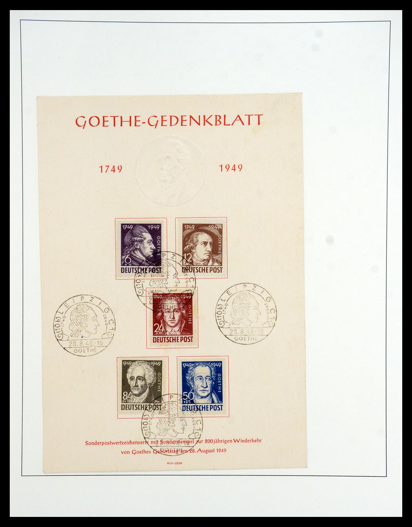 35885 053 - Stamp Collection 35885 Germany Soviet Zone 1945-1949.