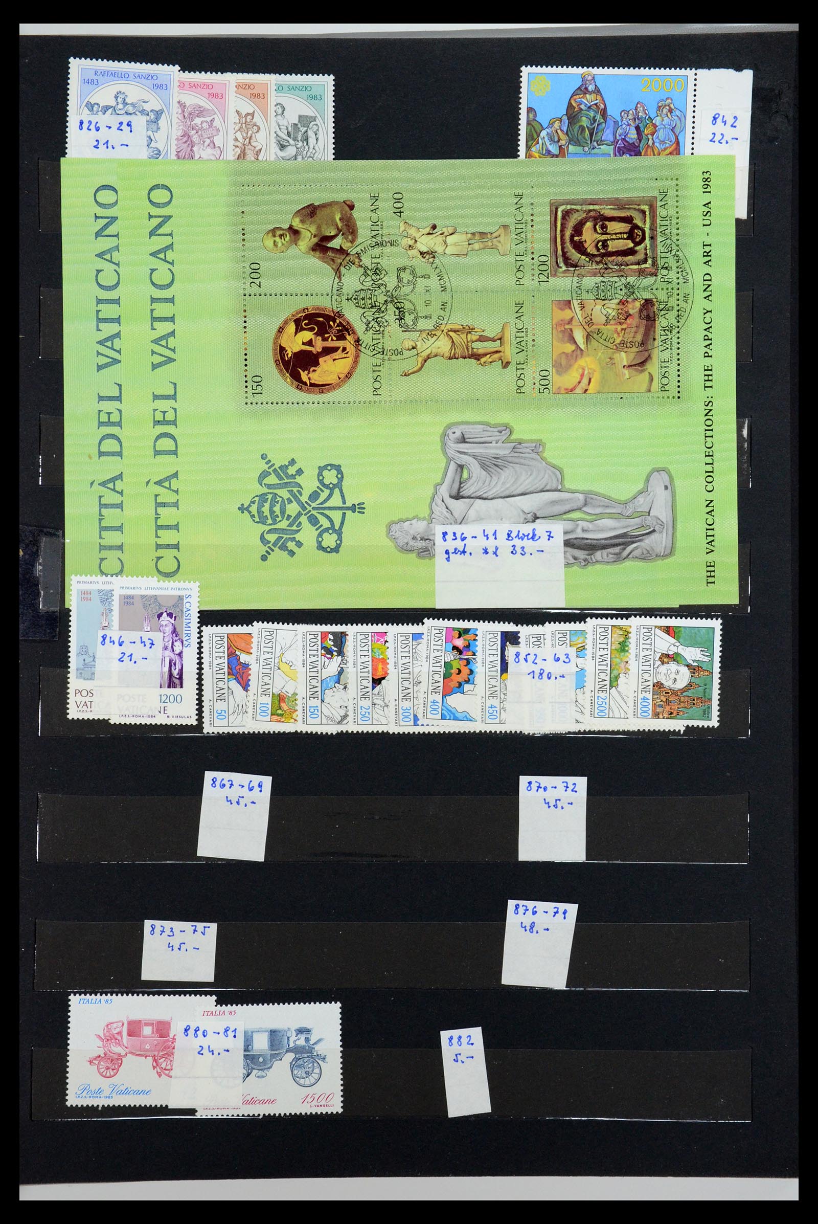 35886 009 - Postzegelverzameling 35886 Wereld 1840-1990.