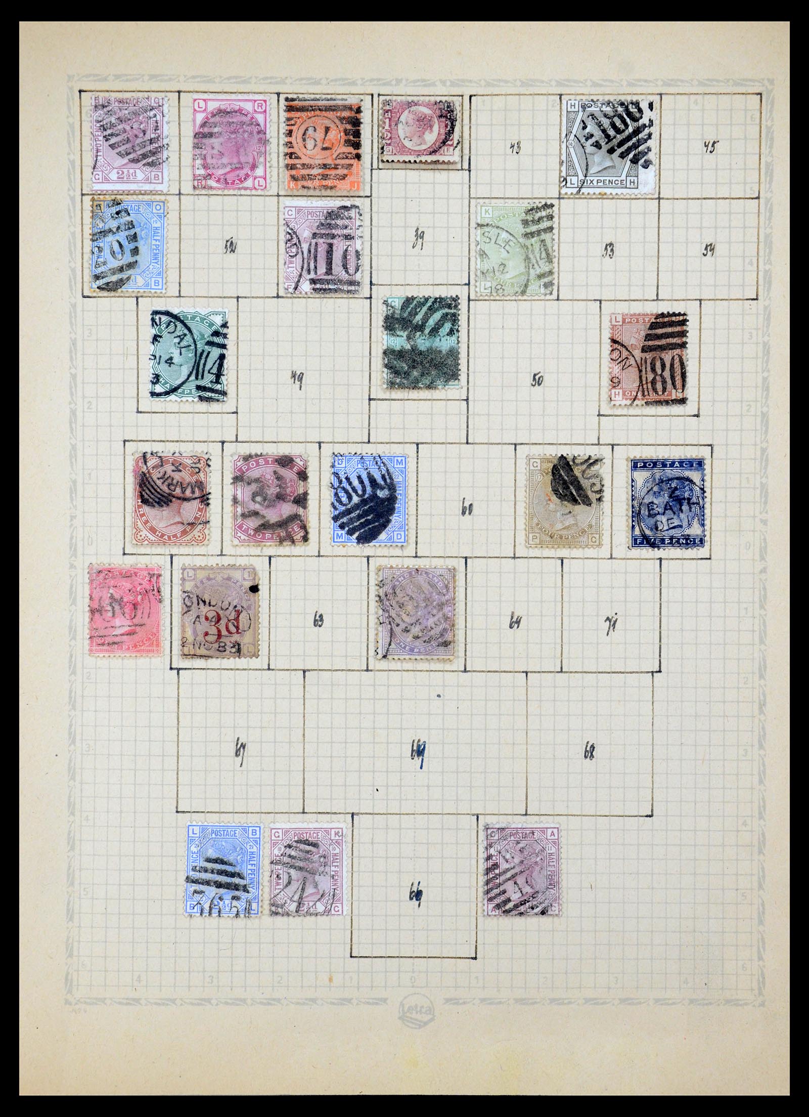 35886 039 - Stamp Collection 35886 Wereld 1840-1990.