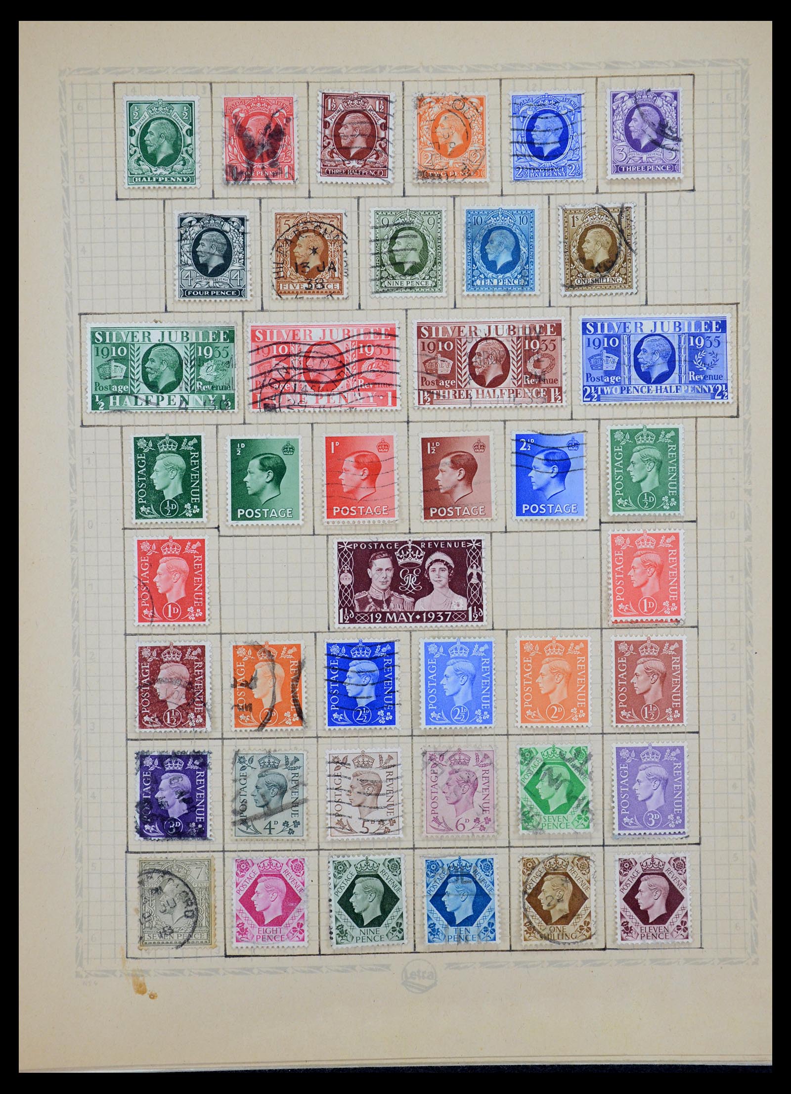 35886 042 - Postzegelverzameling 35886 Wereld 1840-1990.