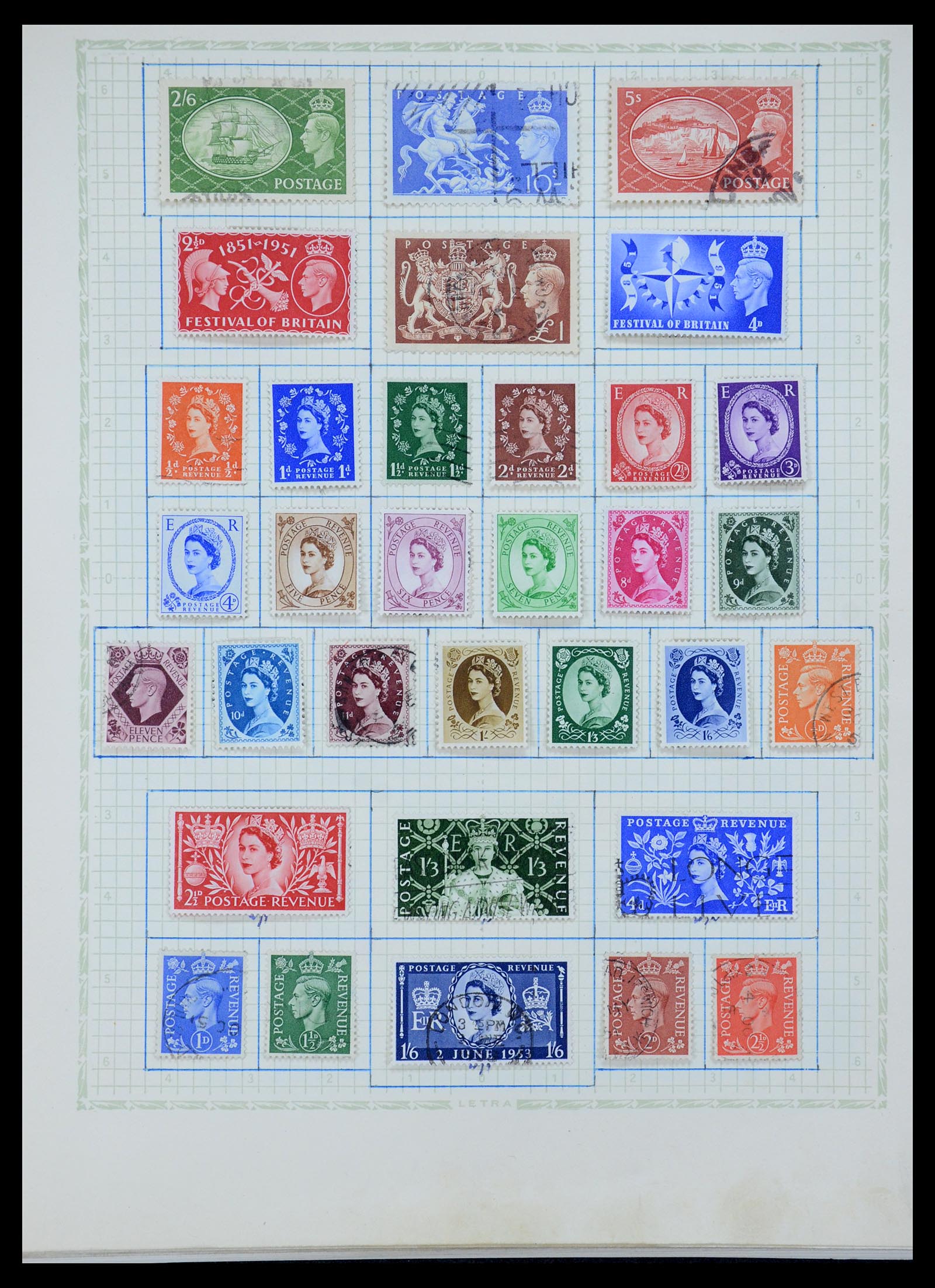 35886 045 - Postzegelverzameling 35886 Wereld 1840-1990.