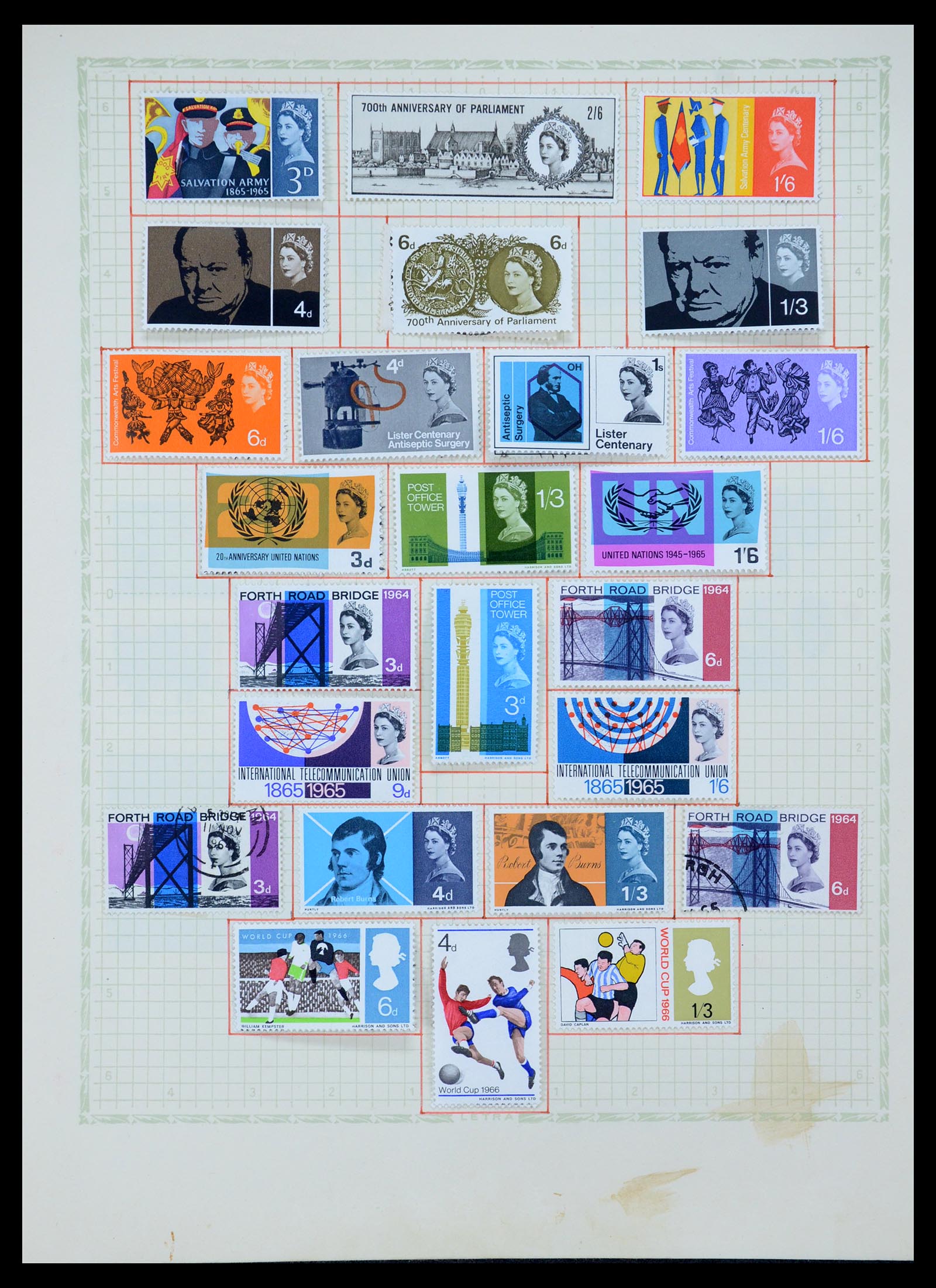 35886 048 - Postzegelverzameling 35886 Wereld 1840-1990.