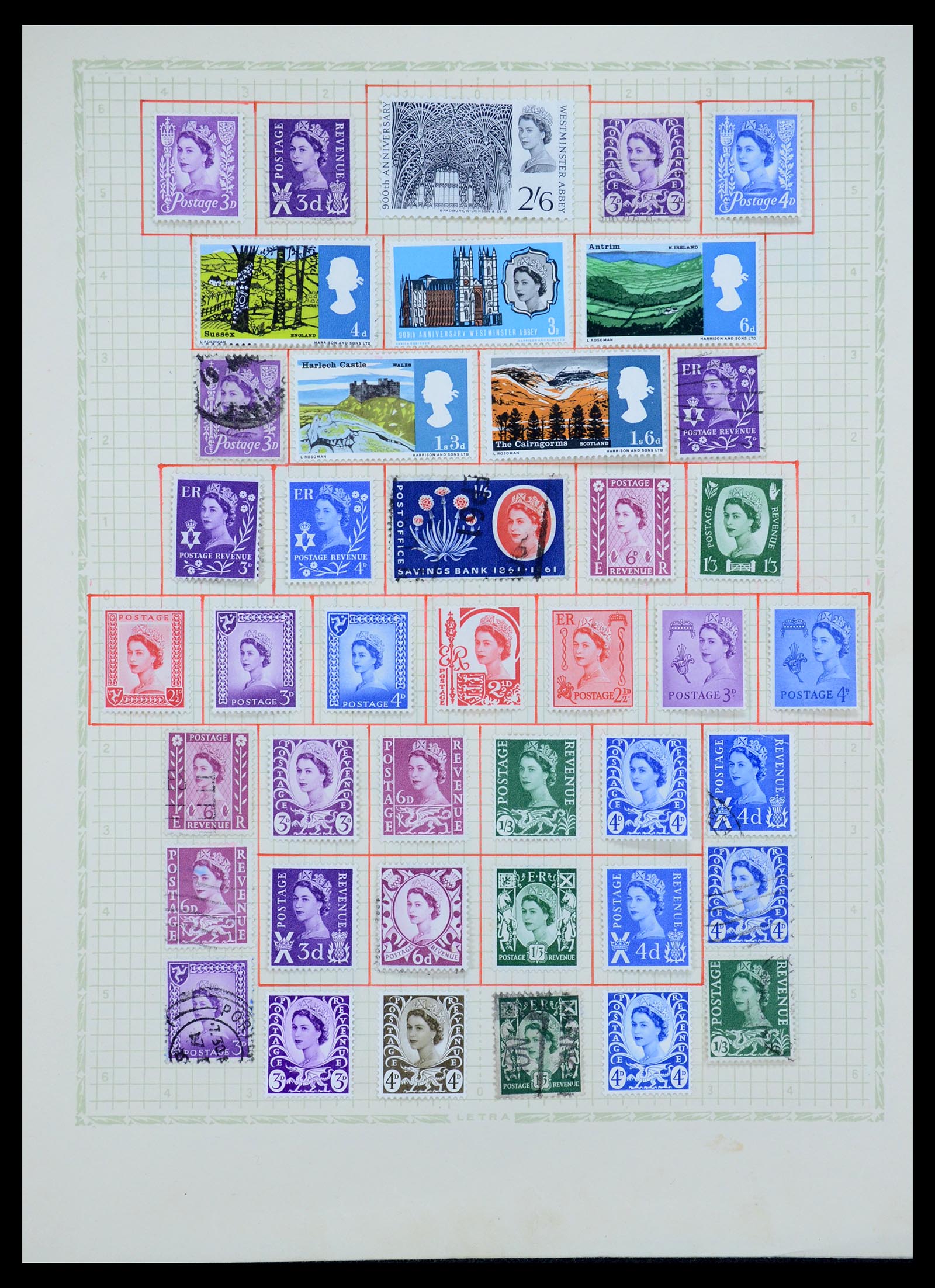 35886 050 - Postzegelverzameling 35886 Wereld 1840-1990.