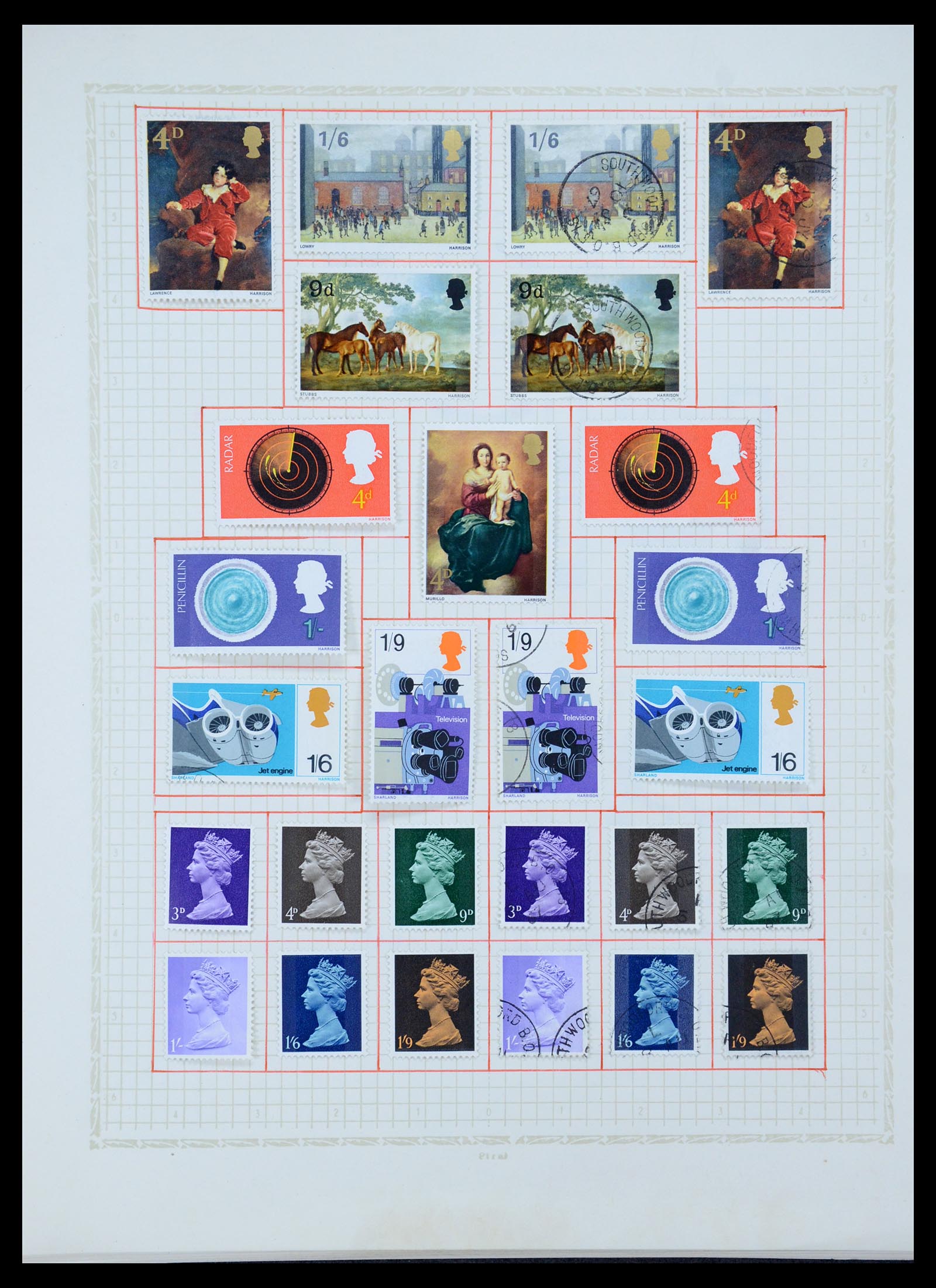 35886 051 - Postzegelverzameling 35886 Wereld 1840-1990.