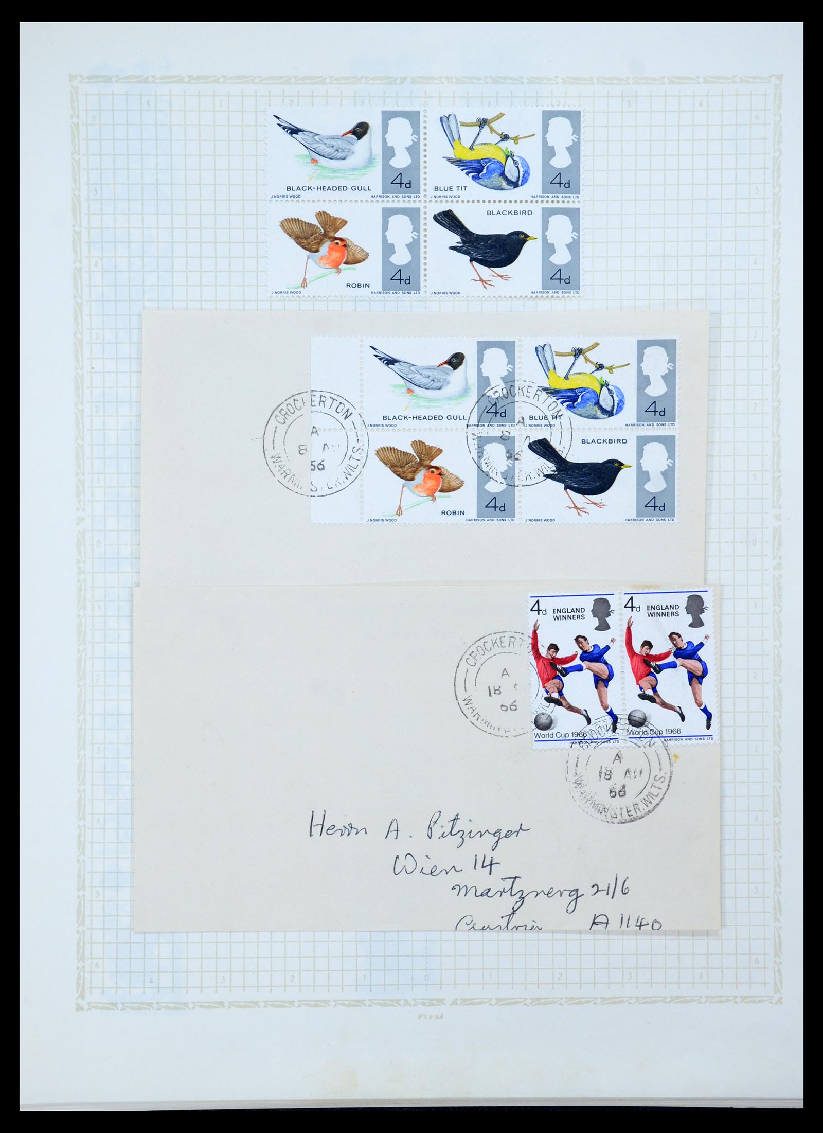 35886 052 - Postzegelverzameling 35886 Wereld 1840-1990.