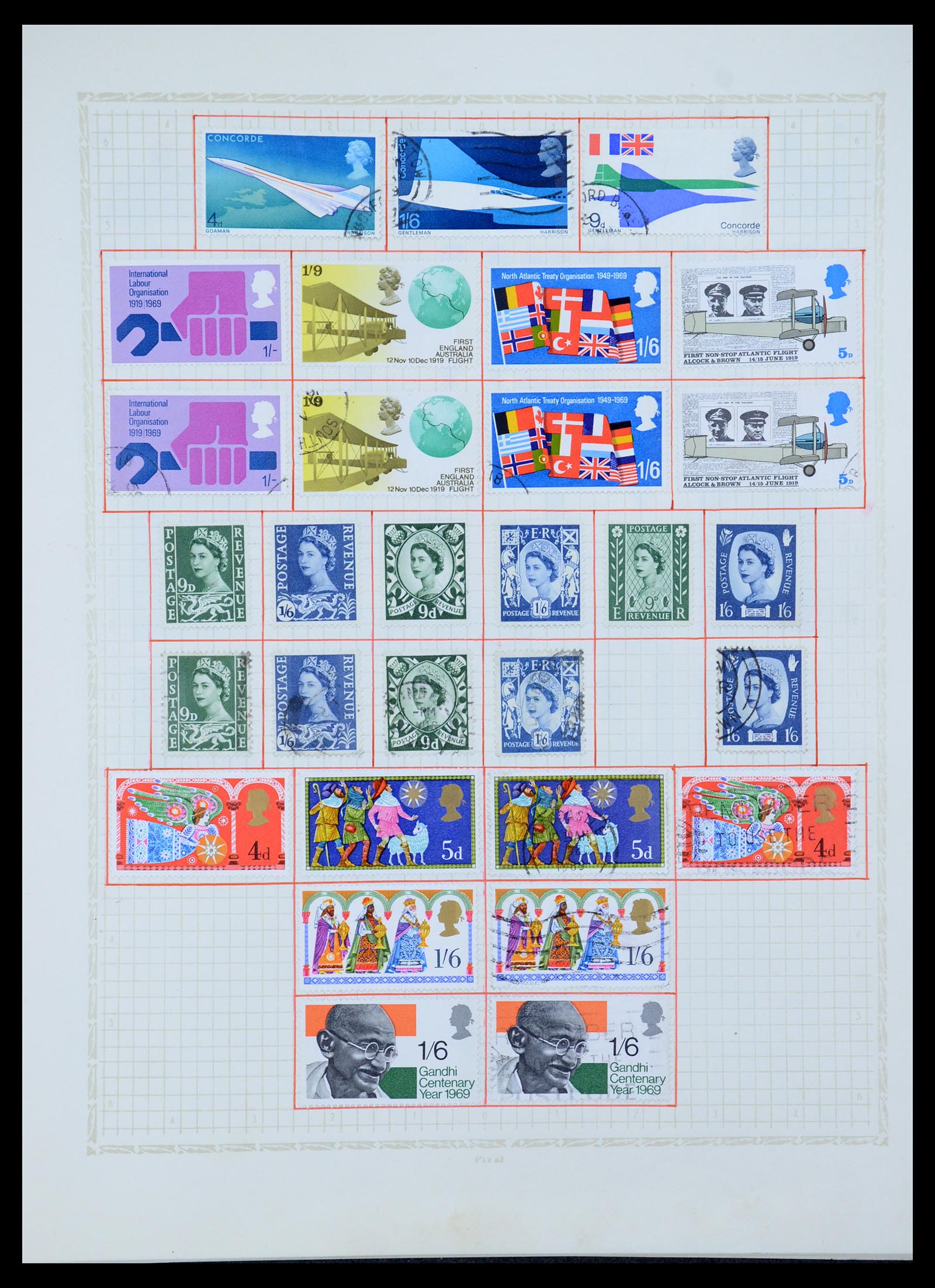 35886 058 - Postzegelverzameling 35886 Wereld 1840-1990.